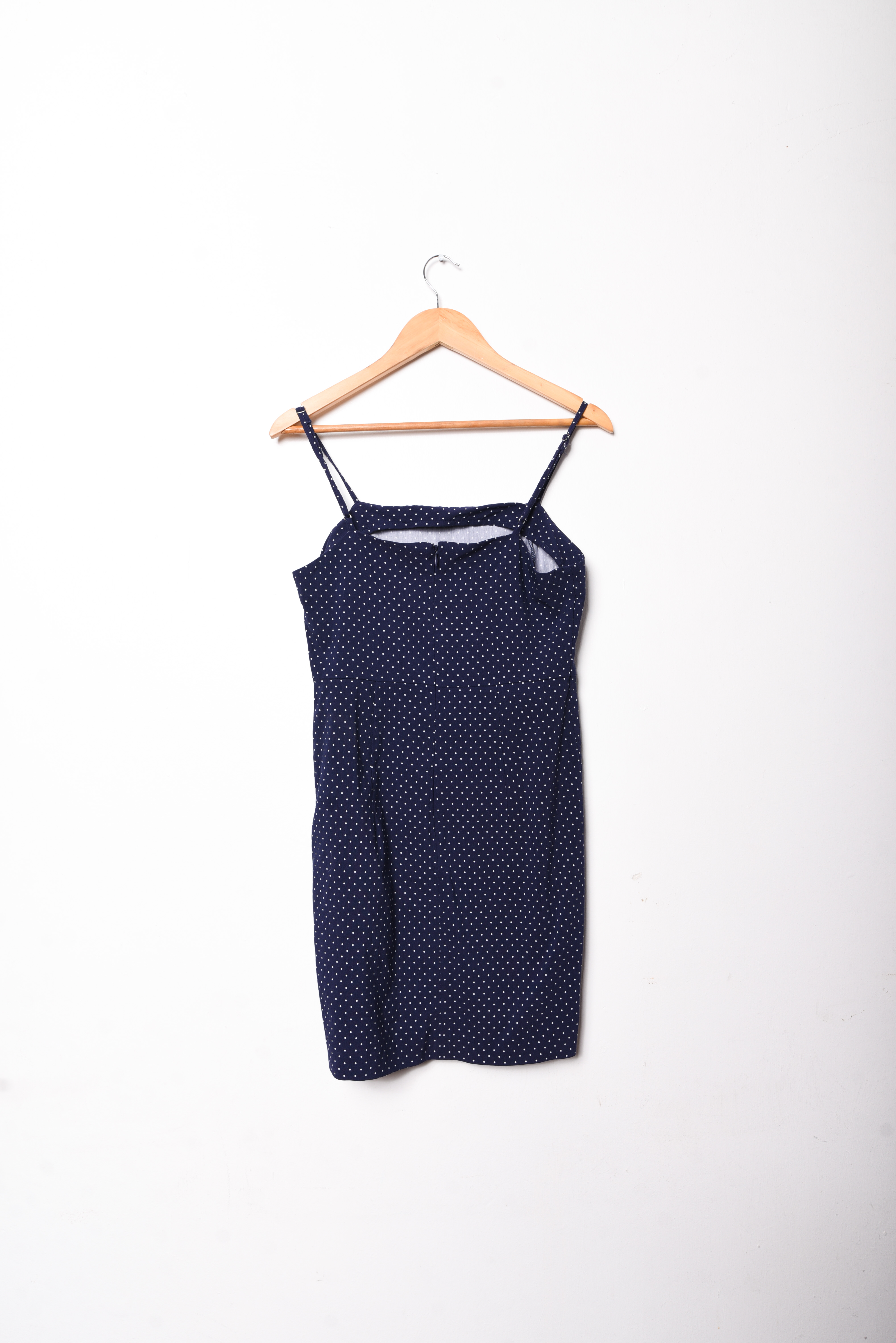 Vestido blue mini dots