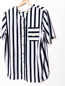 Blusa rayada marinera 90s