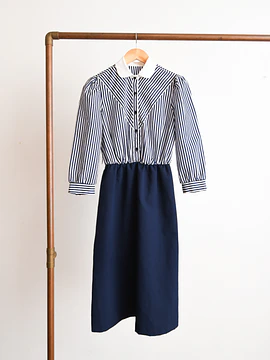 Vestido marinero peter pan vintage