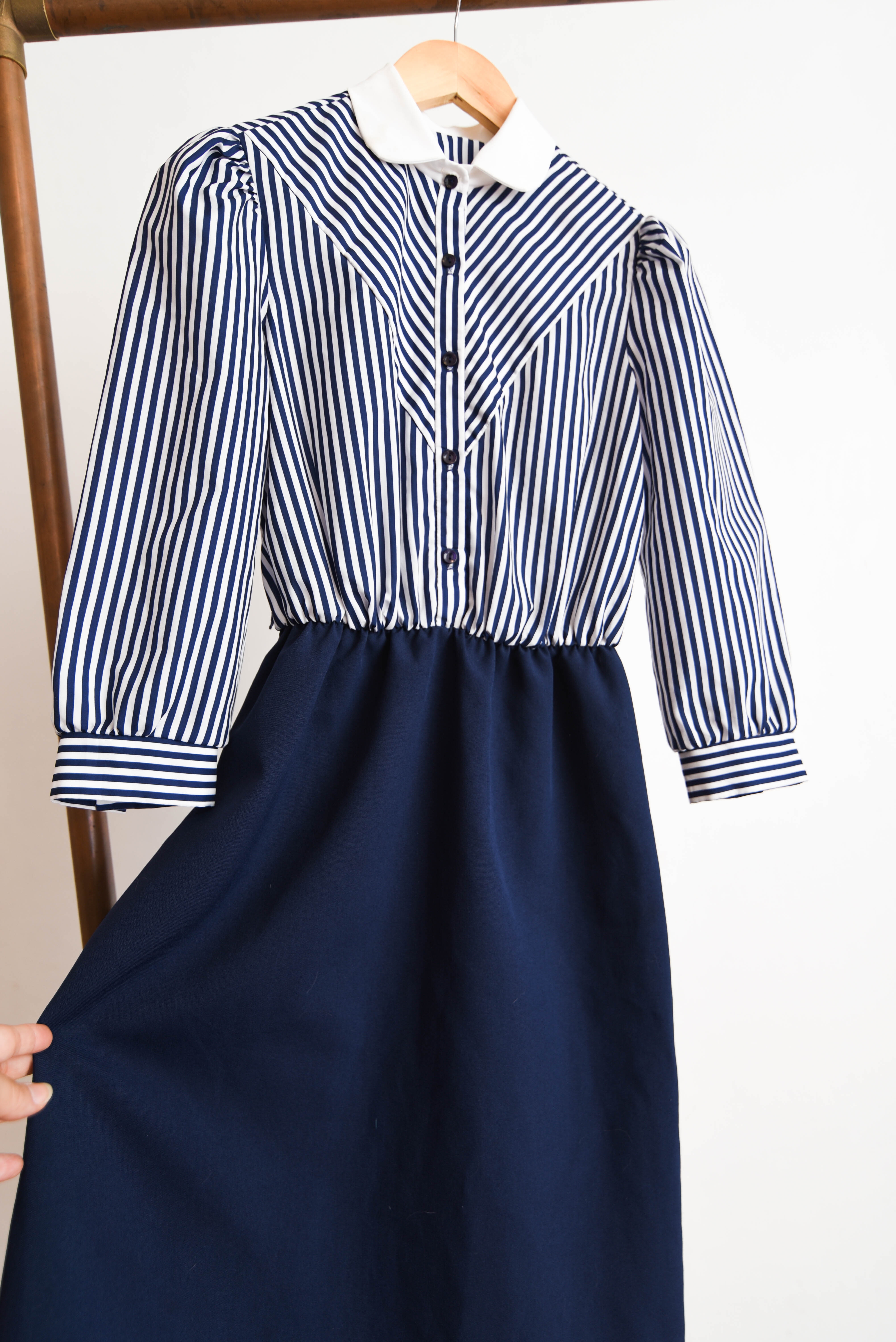 Vestido marinero peter pan vintage