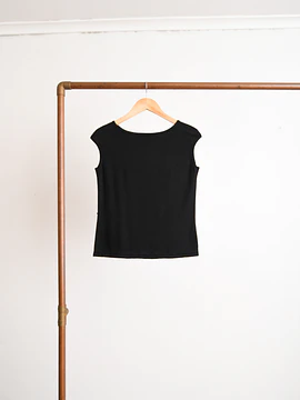 Top tejido black 90s
