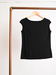 Top tejido black 90s
