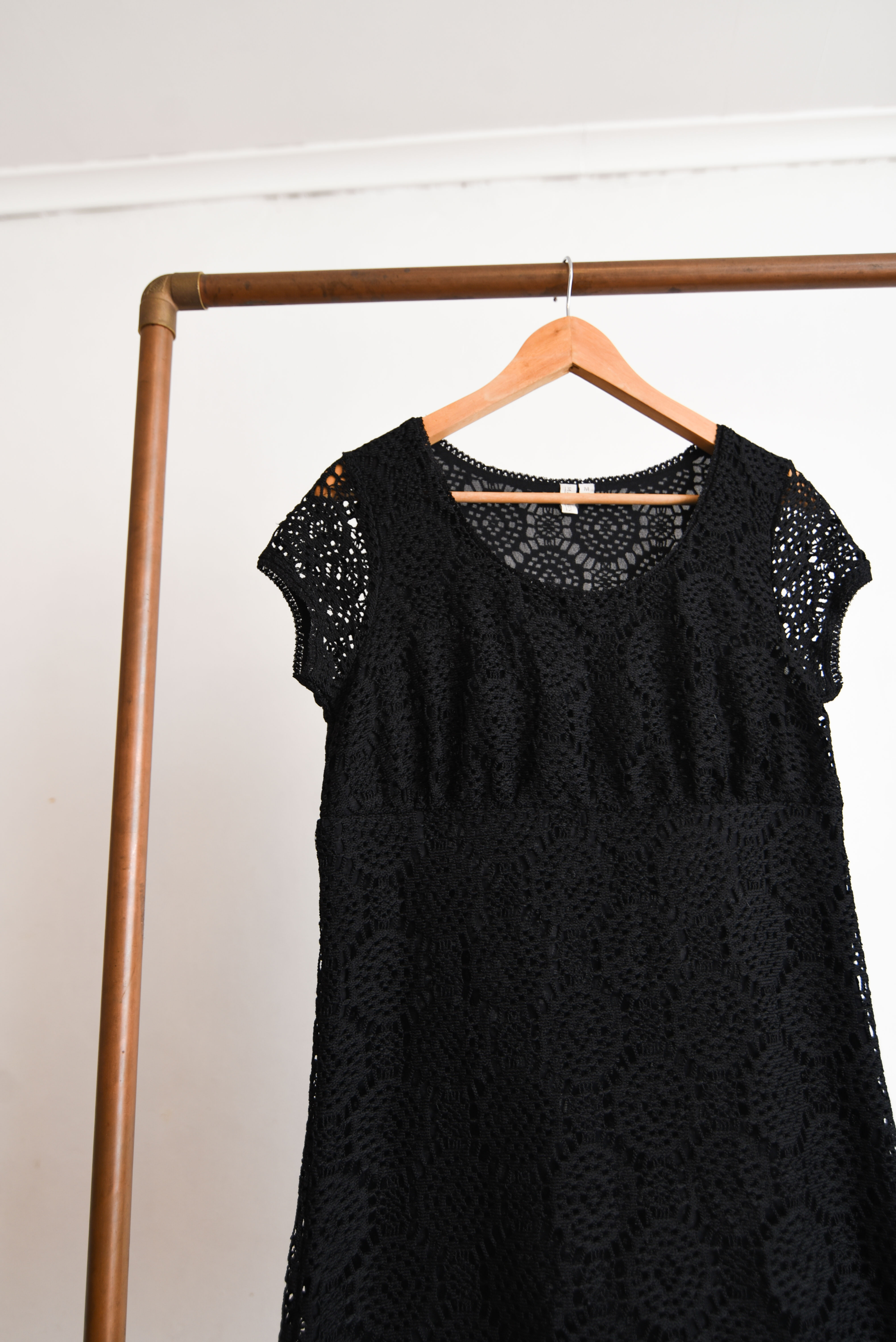 Vestido tejido black retro vibes