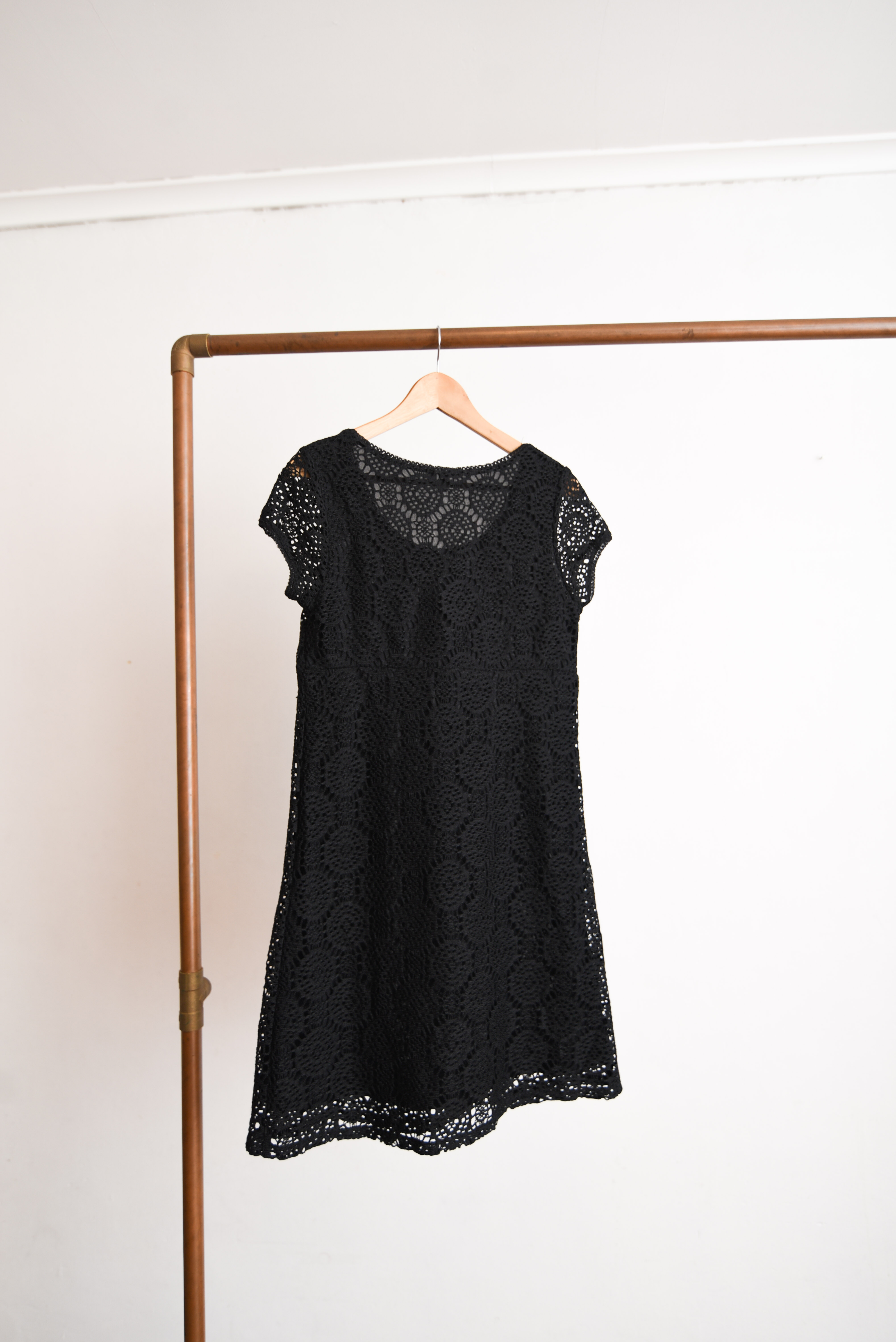 Vestido tejido black retro vibes