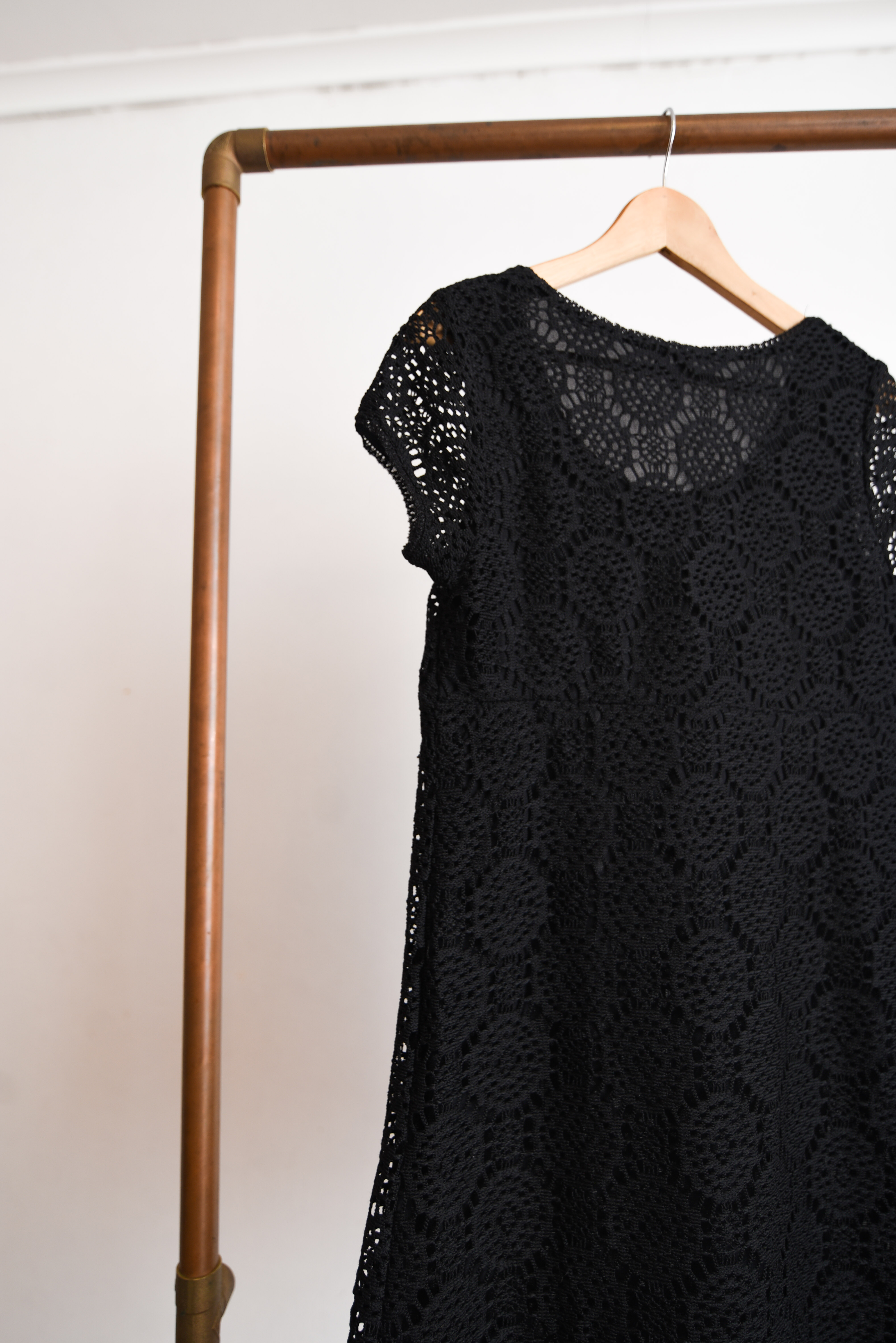 Vestido tejido black retro vibes
