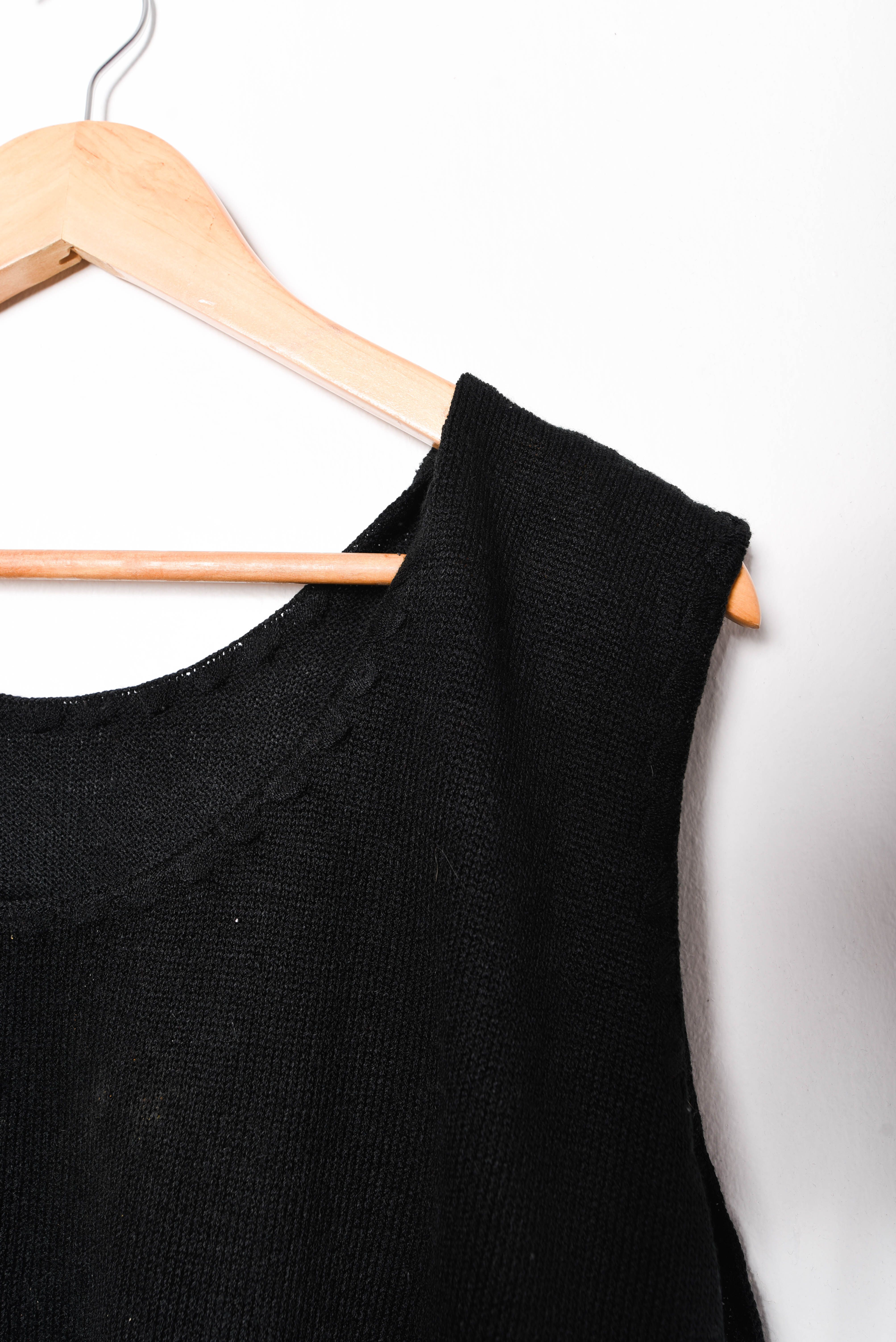 Top tejido 90s black
