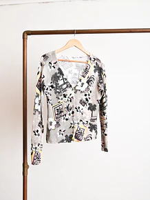 Cardigan seda primavera garden