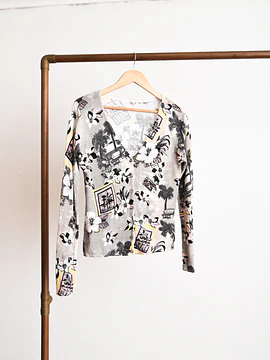 Cardigan seda primavera garden