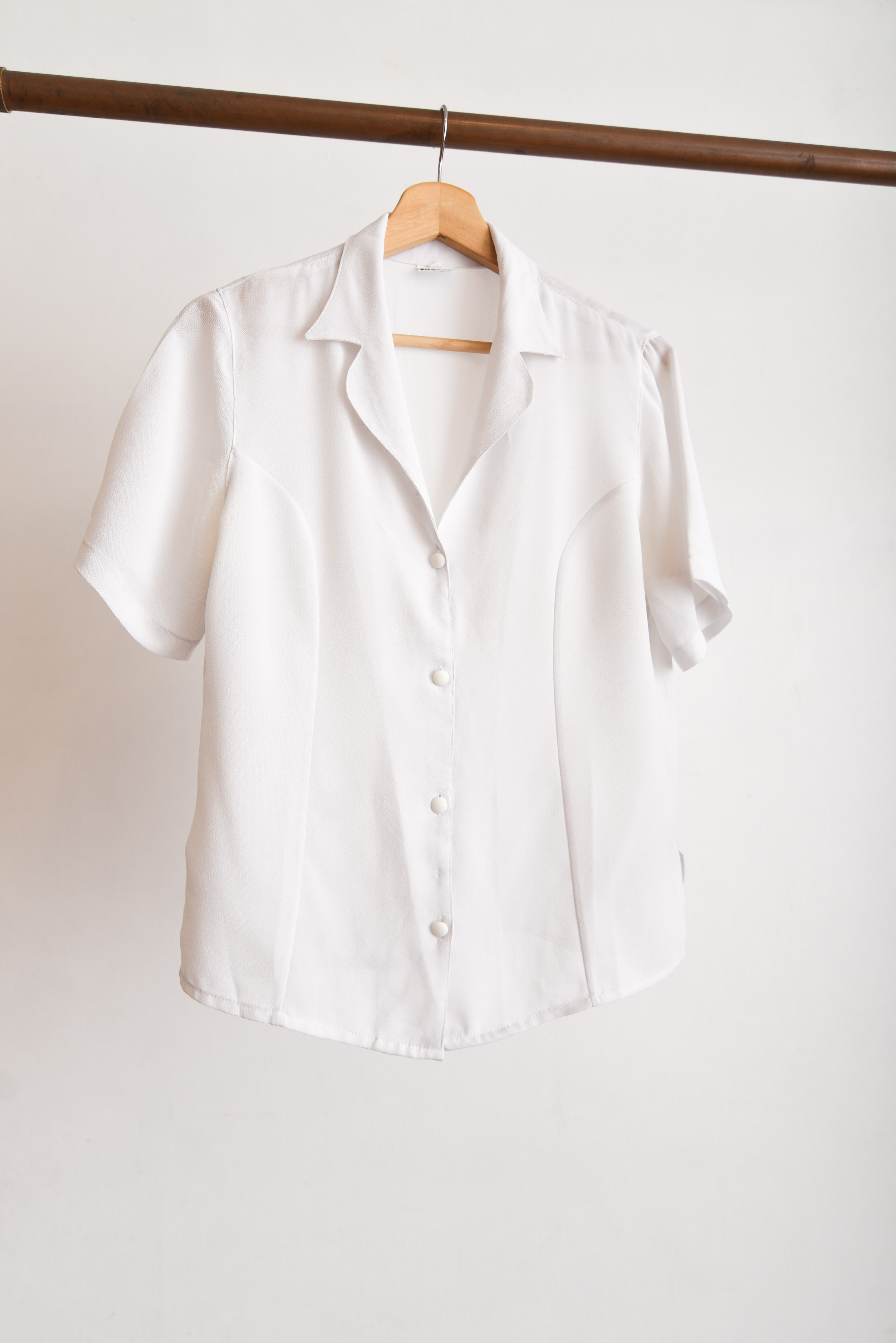 Blusa blanca vintage 90s