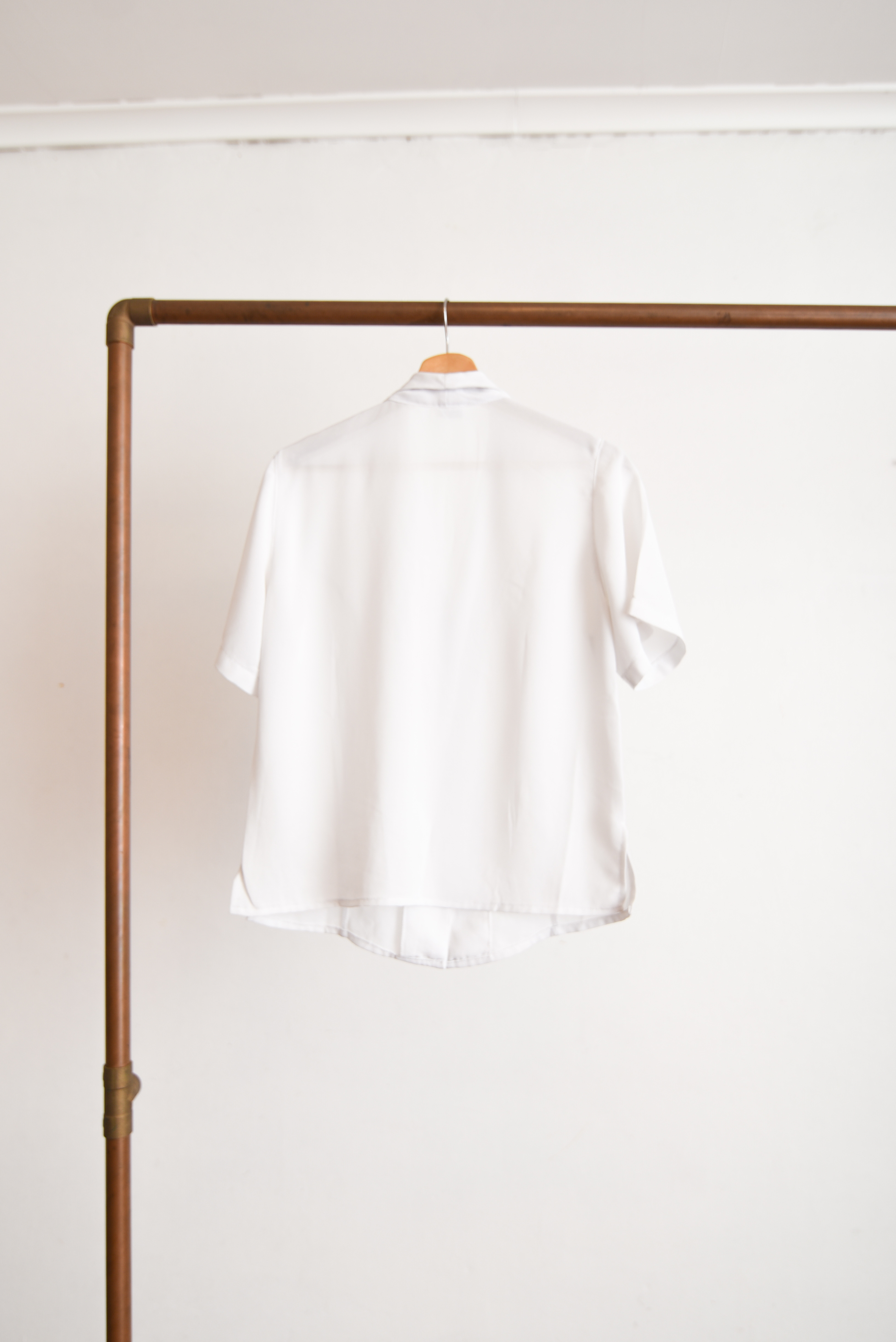 Blusa blanca vintage 90s