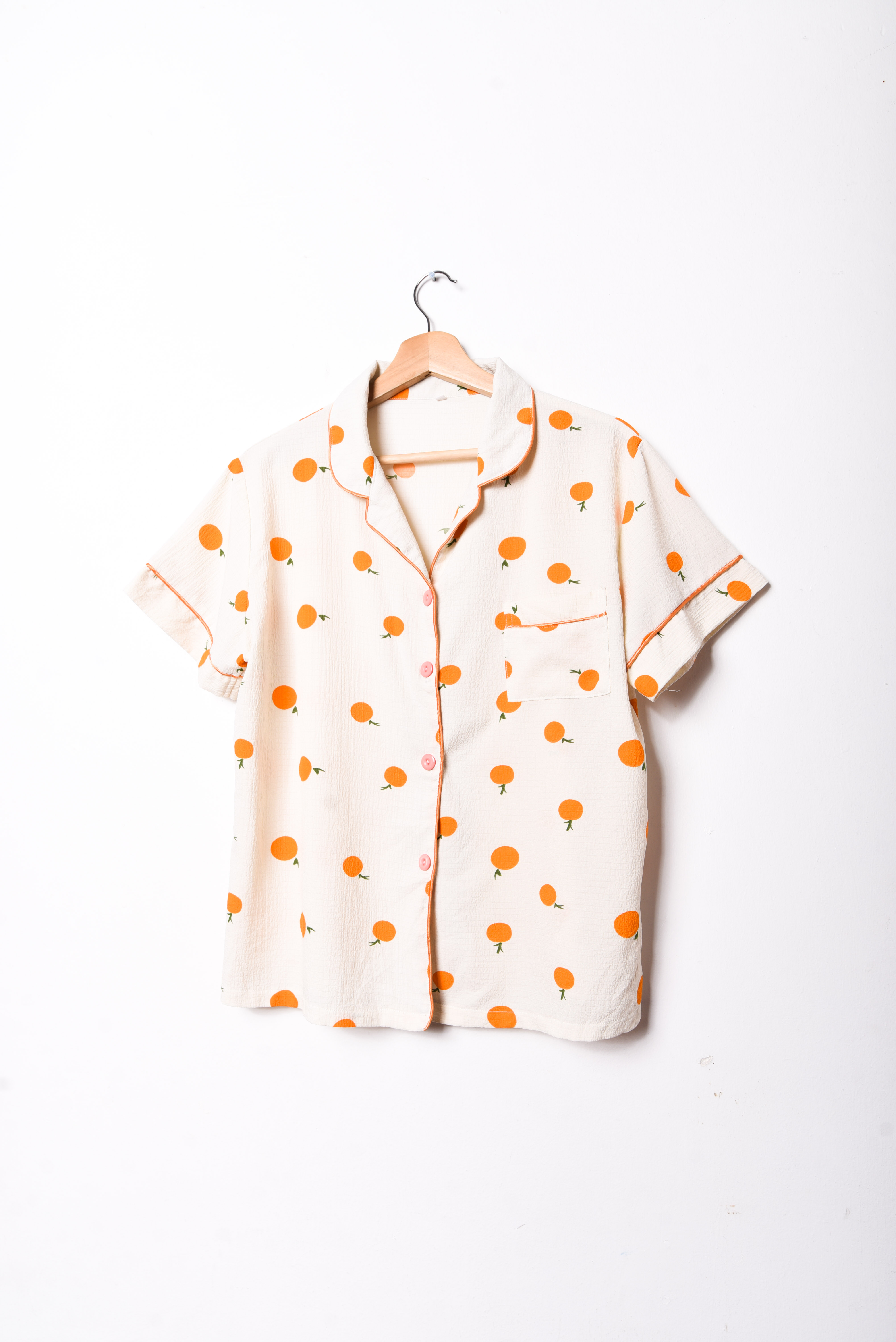 Blusa lencera naranjitas