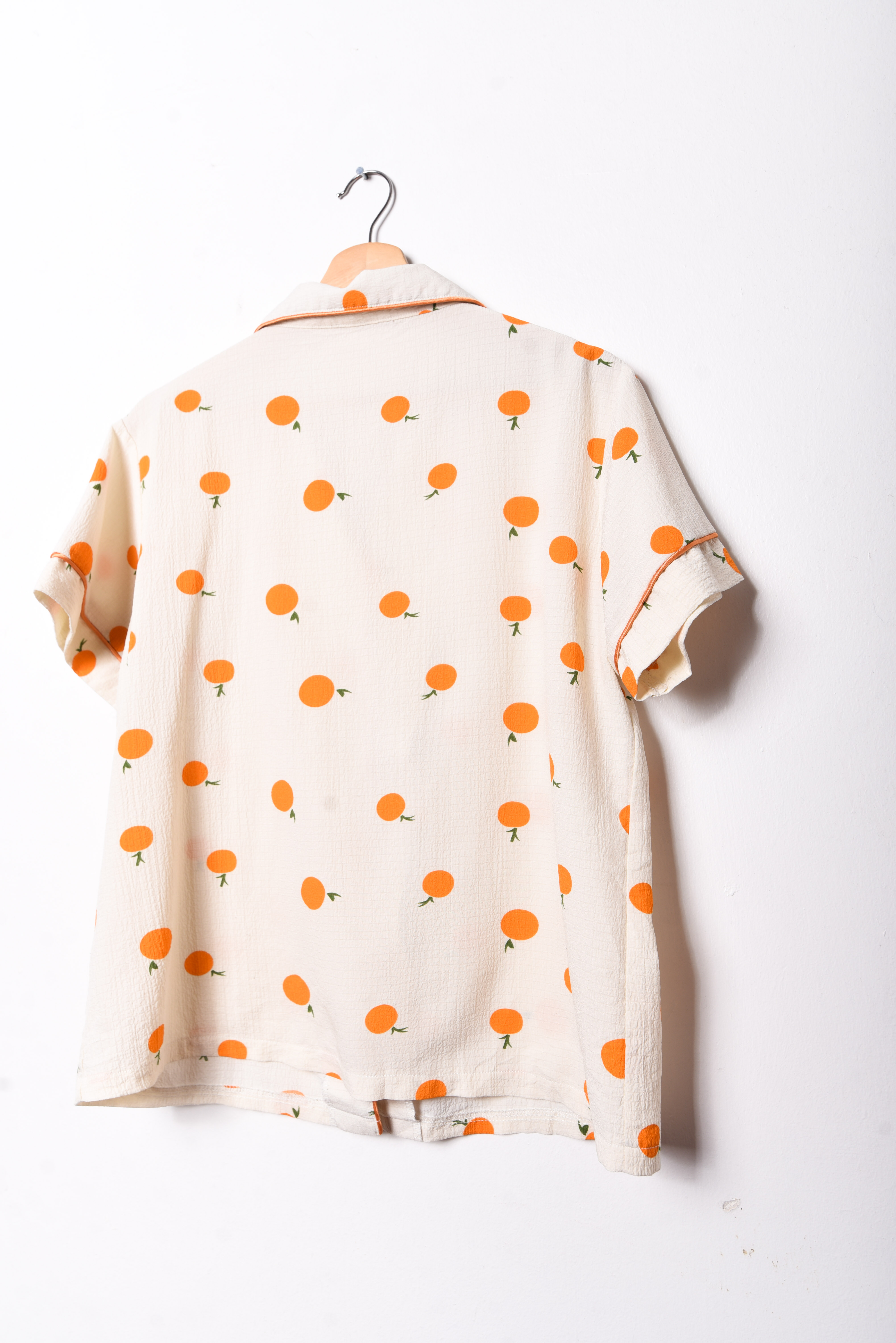 Blusa lencera naranjitas