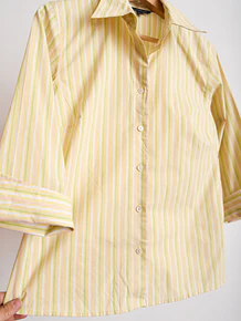 Camisa amarillo pastel y2k