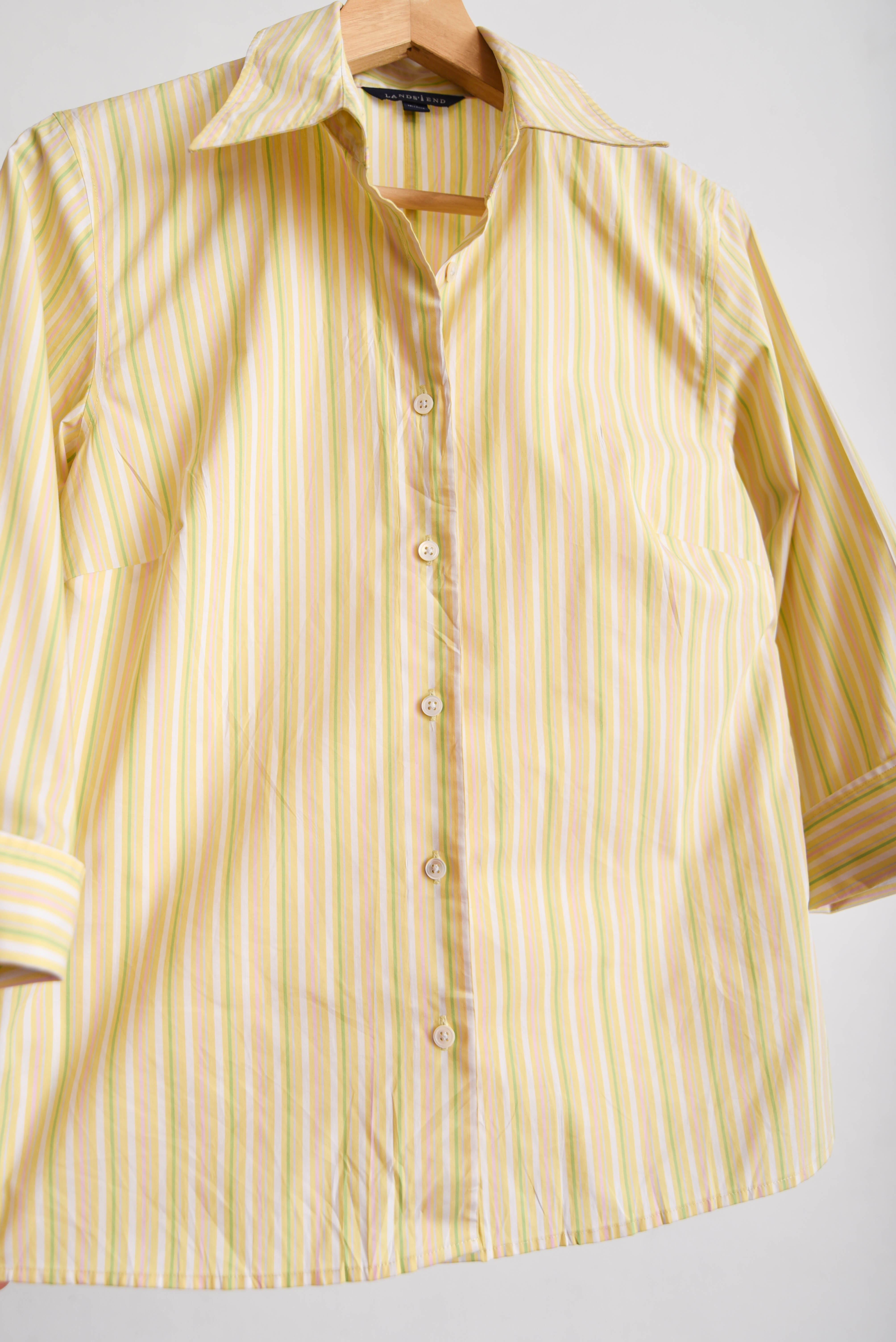 Camisa amarillo pastel y2k