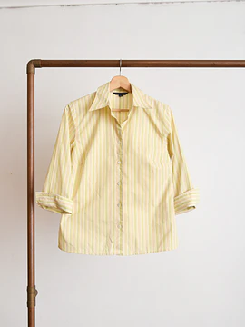Camisa amarillo pastel y2k