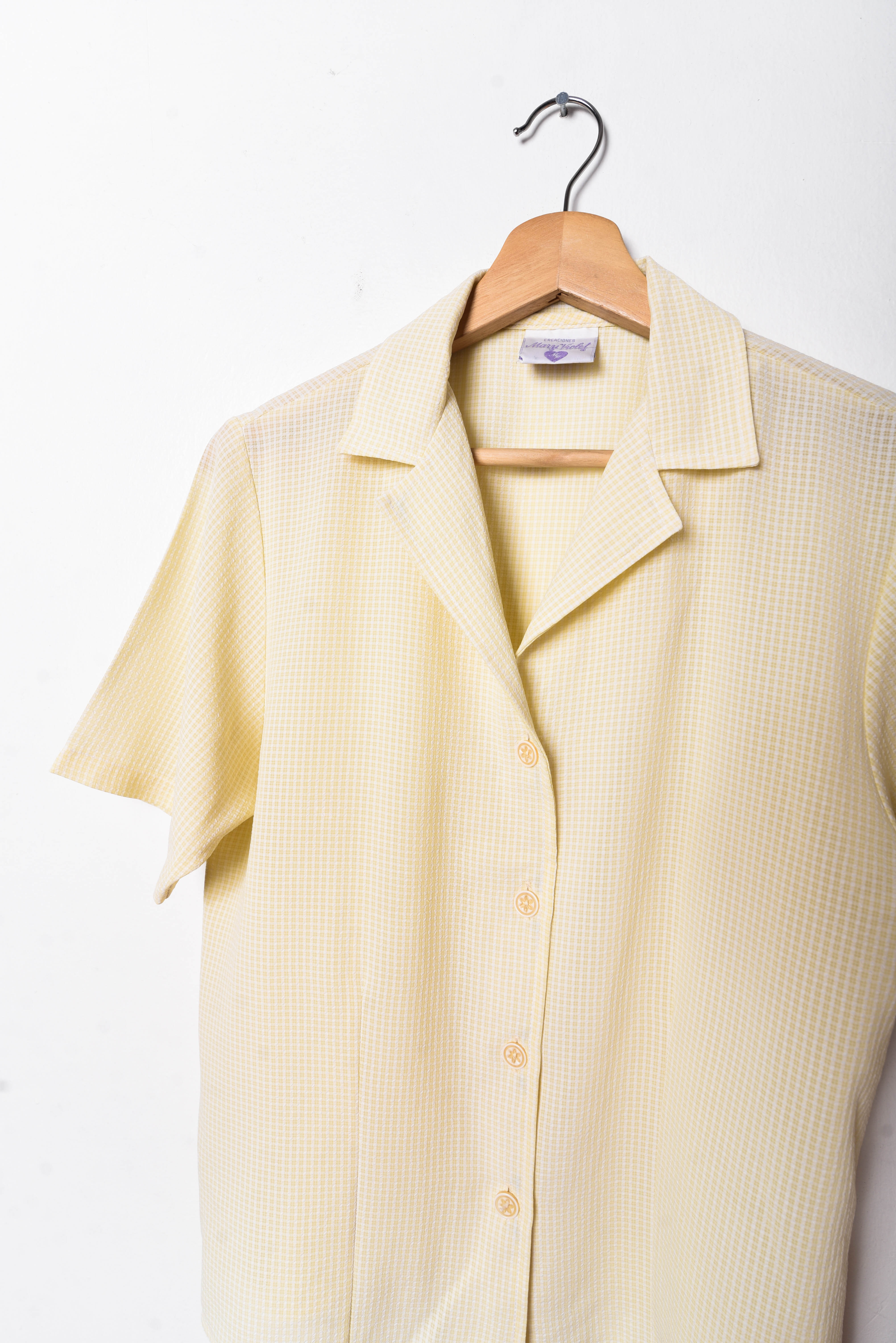 Blusa amarillo butter vntg made in Chile