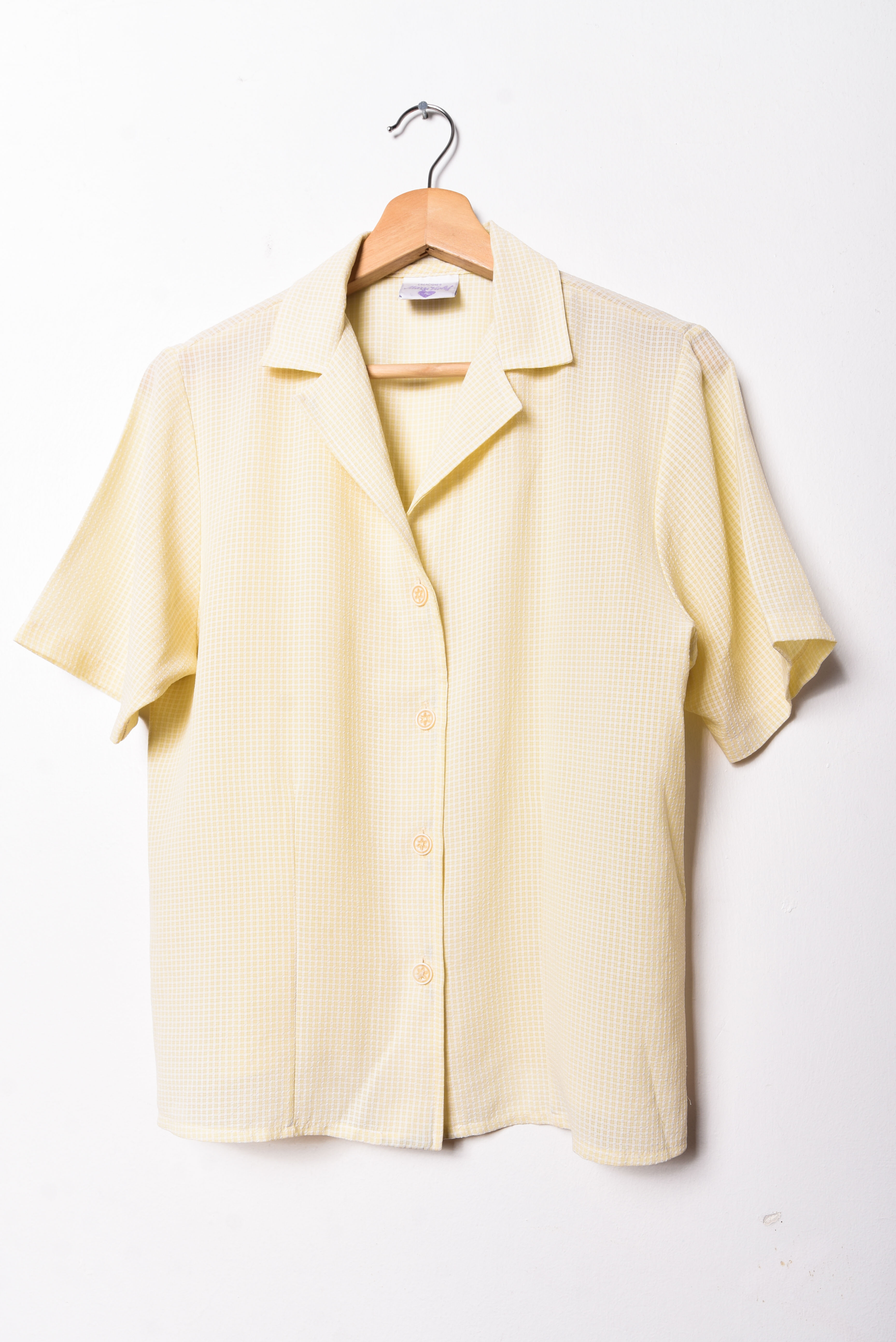Blusa amarillo butter vntg made in Chile