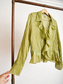 Blusa verde y2k