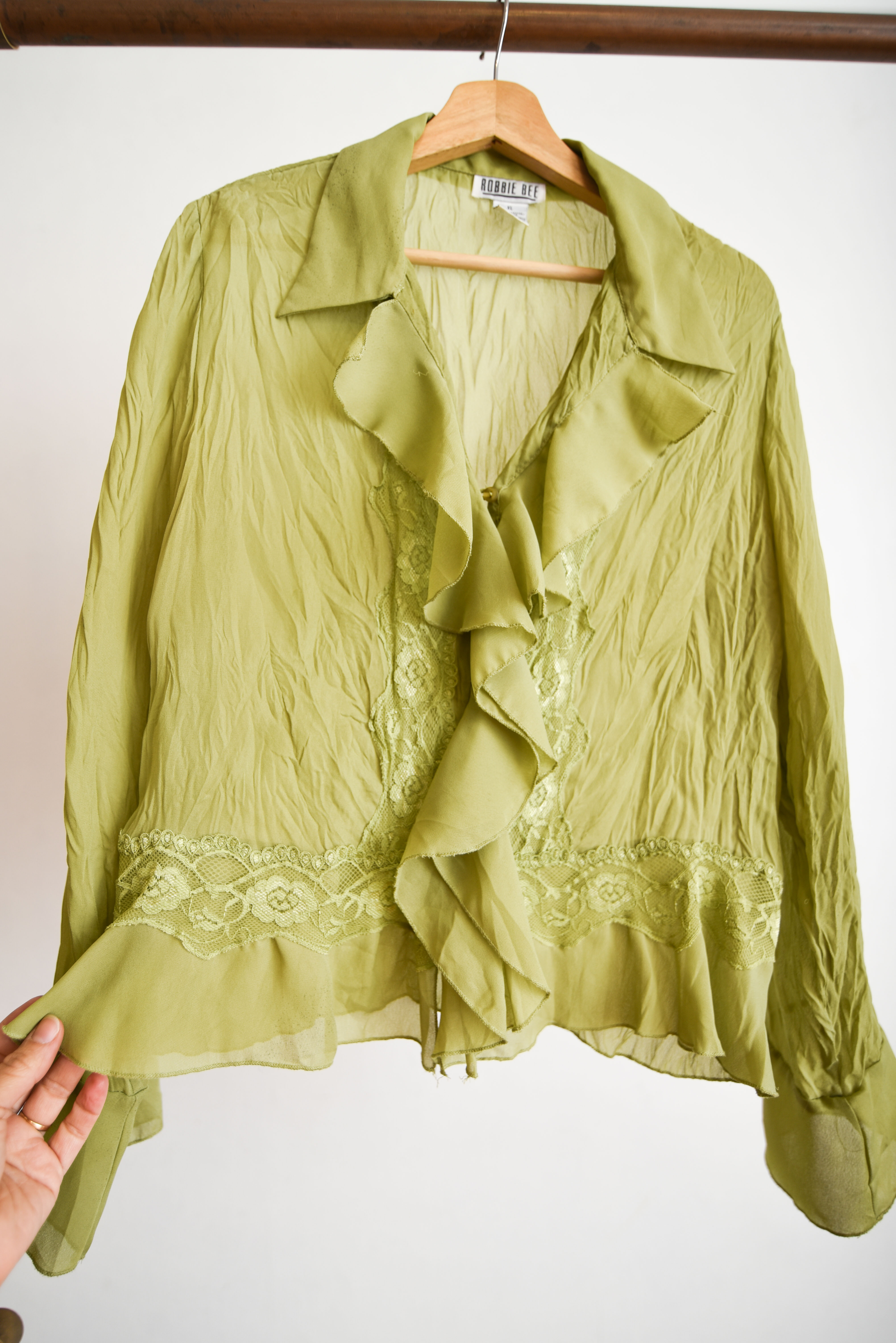 Blusa verde y2k