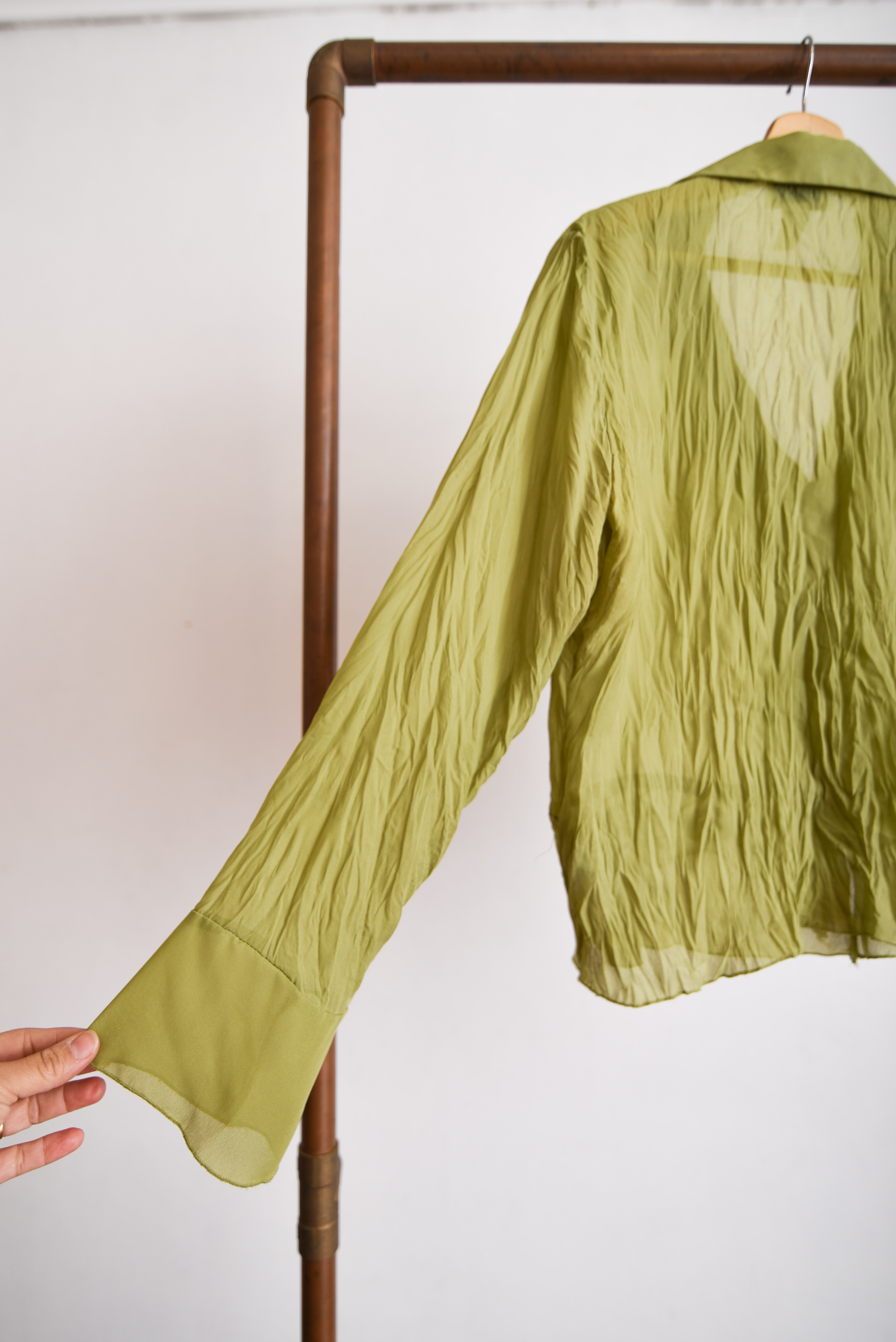 Blusa verde y2k