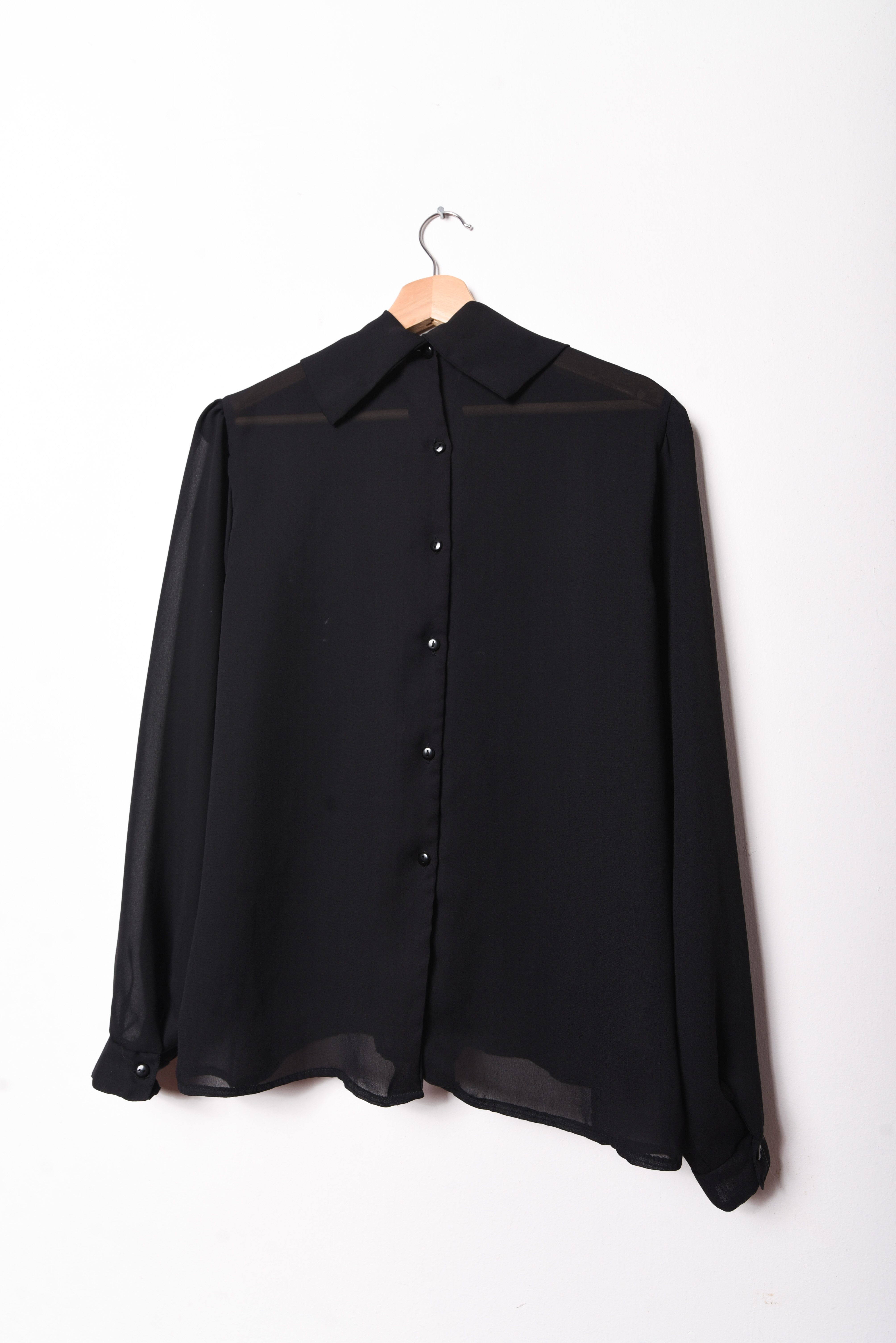 Blusa vintage black 80s