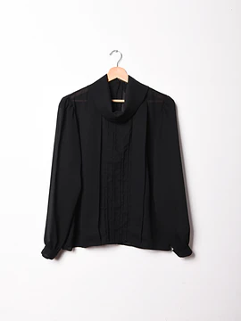 Blusa vintage black 80s