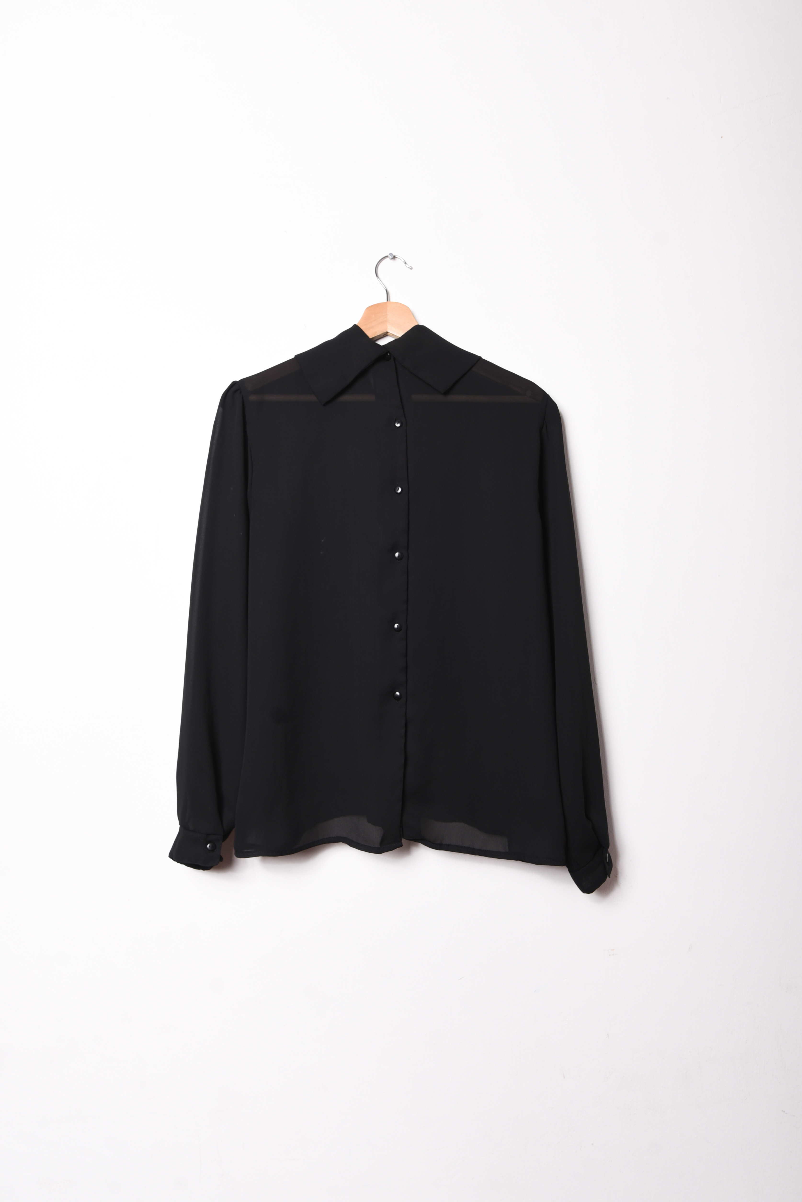 Blusa vintage black 80s