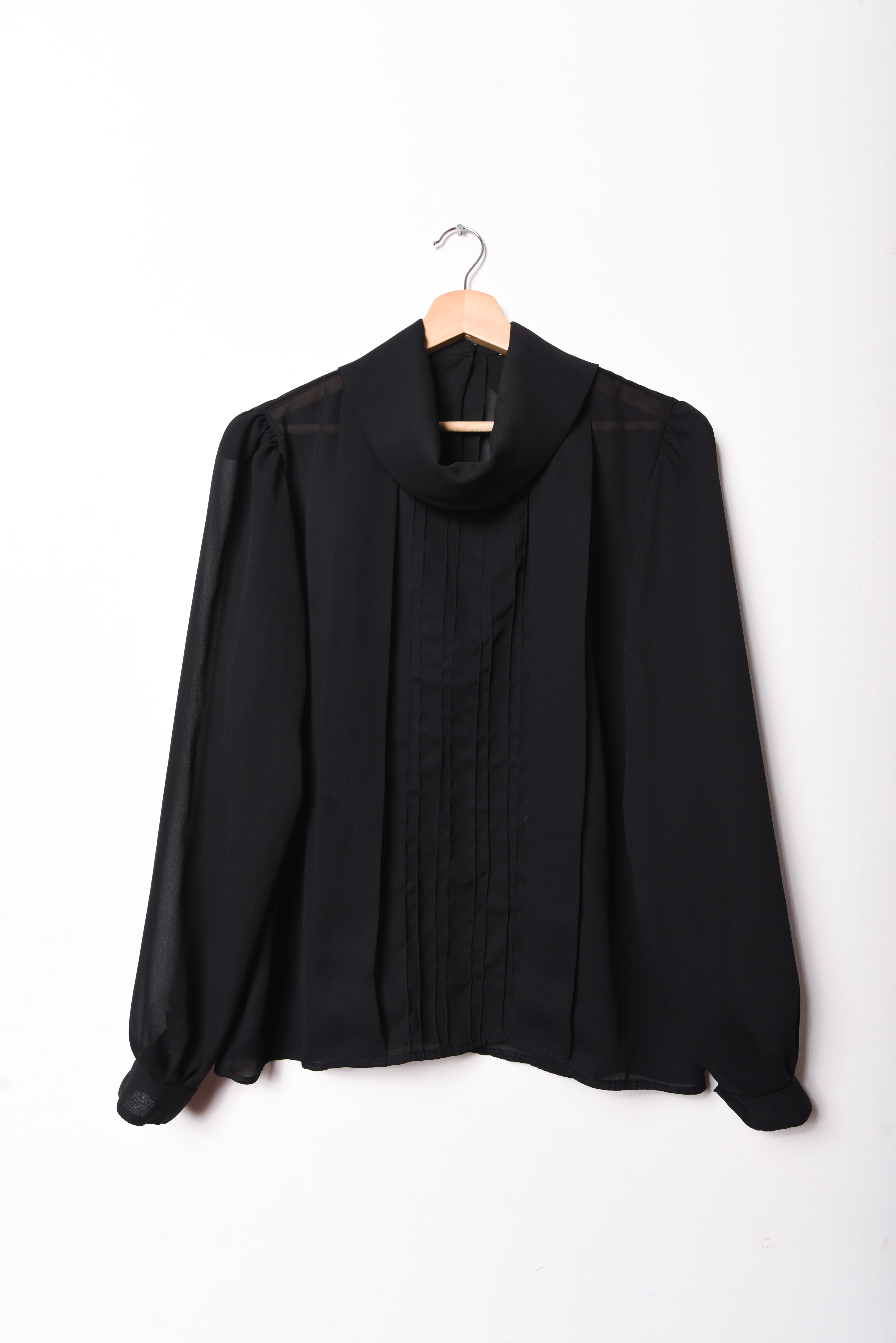 Blusa vintage black 80s