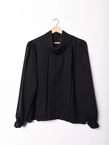 Blusa vintage black 80s