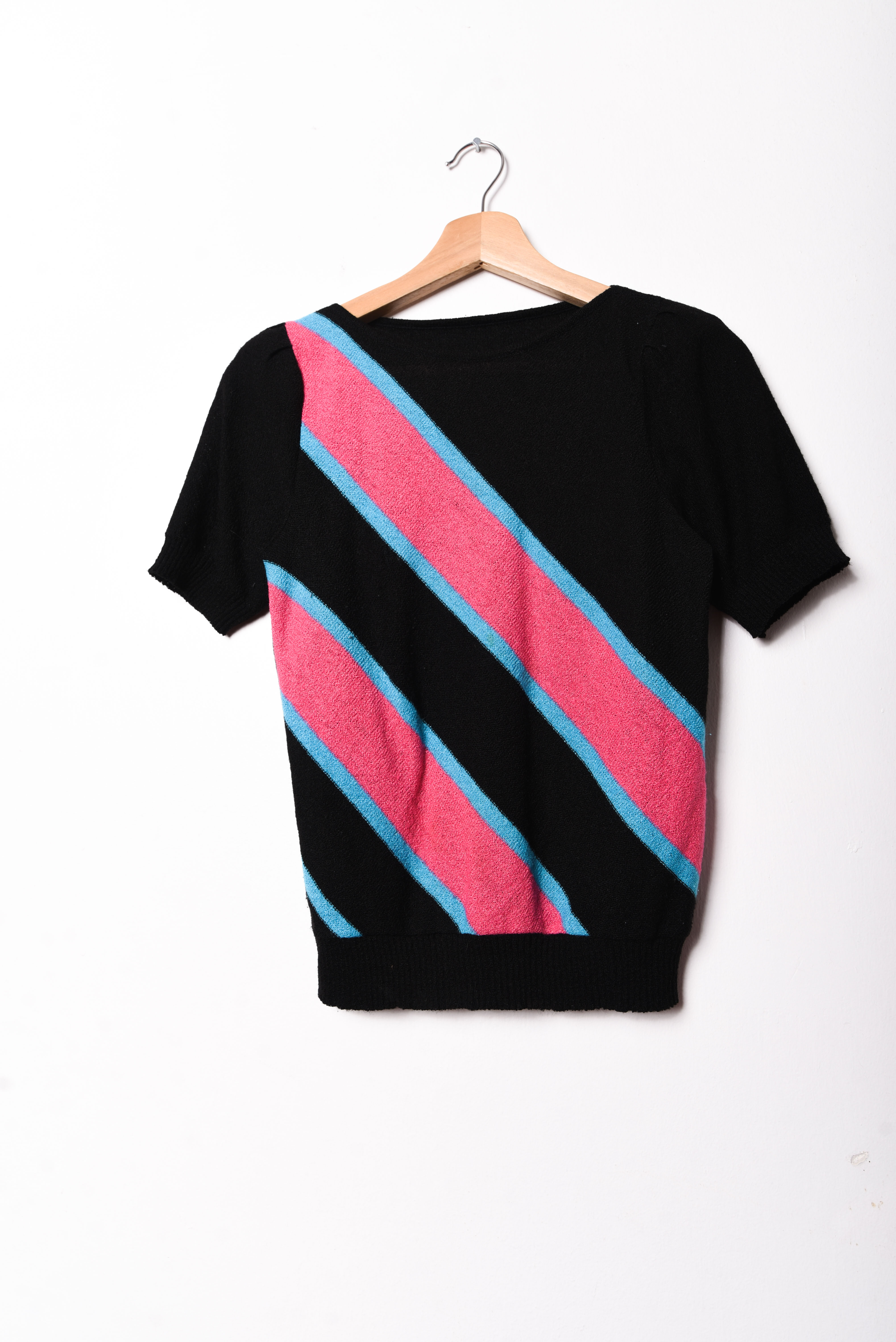 Top tejido 80s tricolor made in Chile