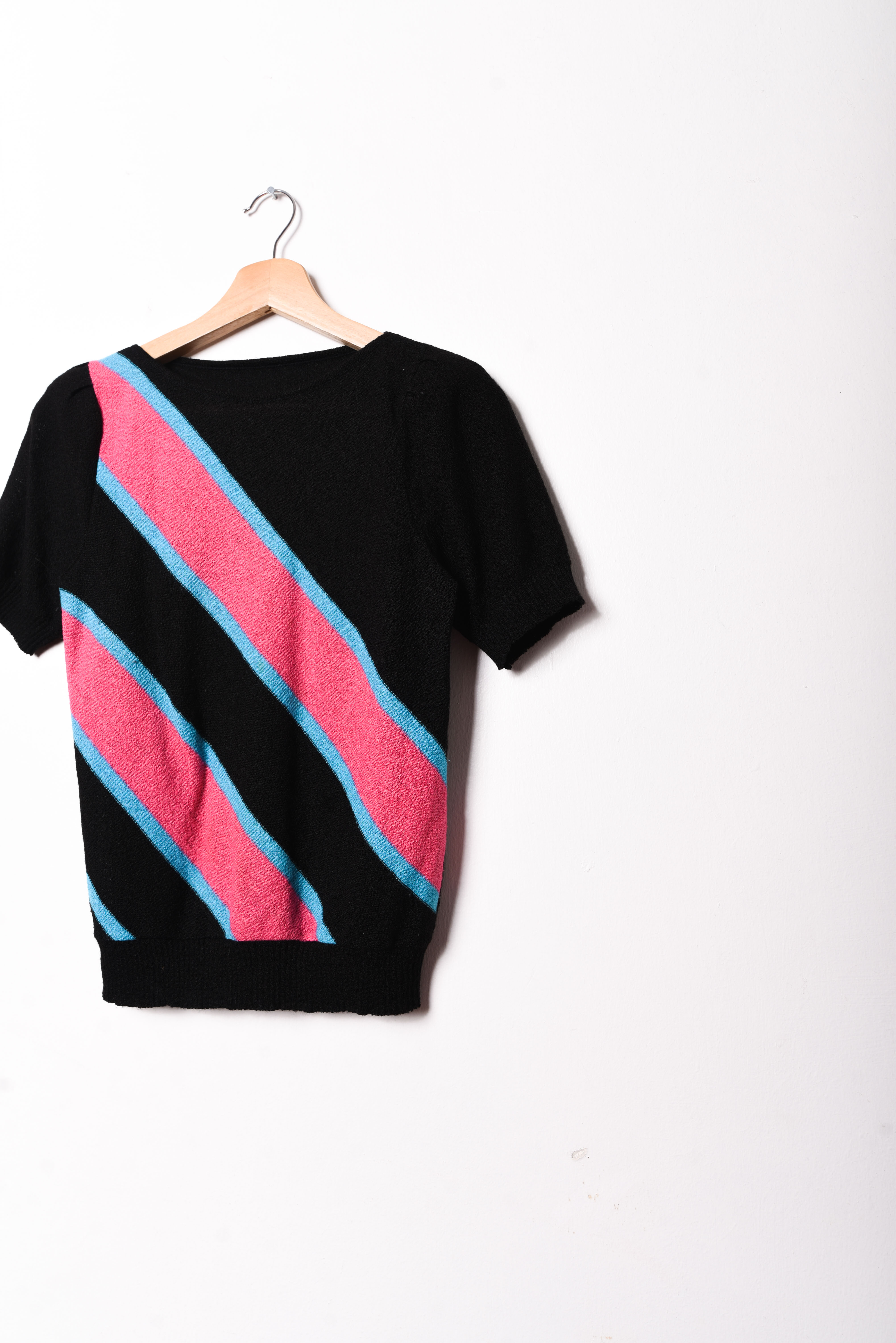Top tejido 80s tricolor made in Chile