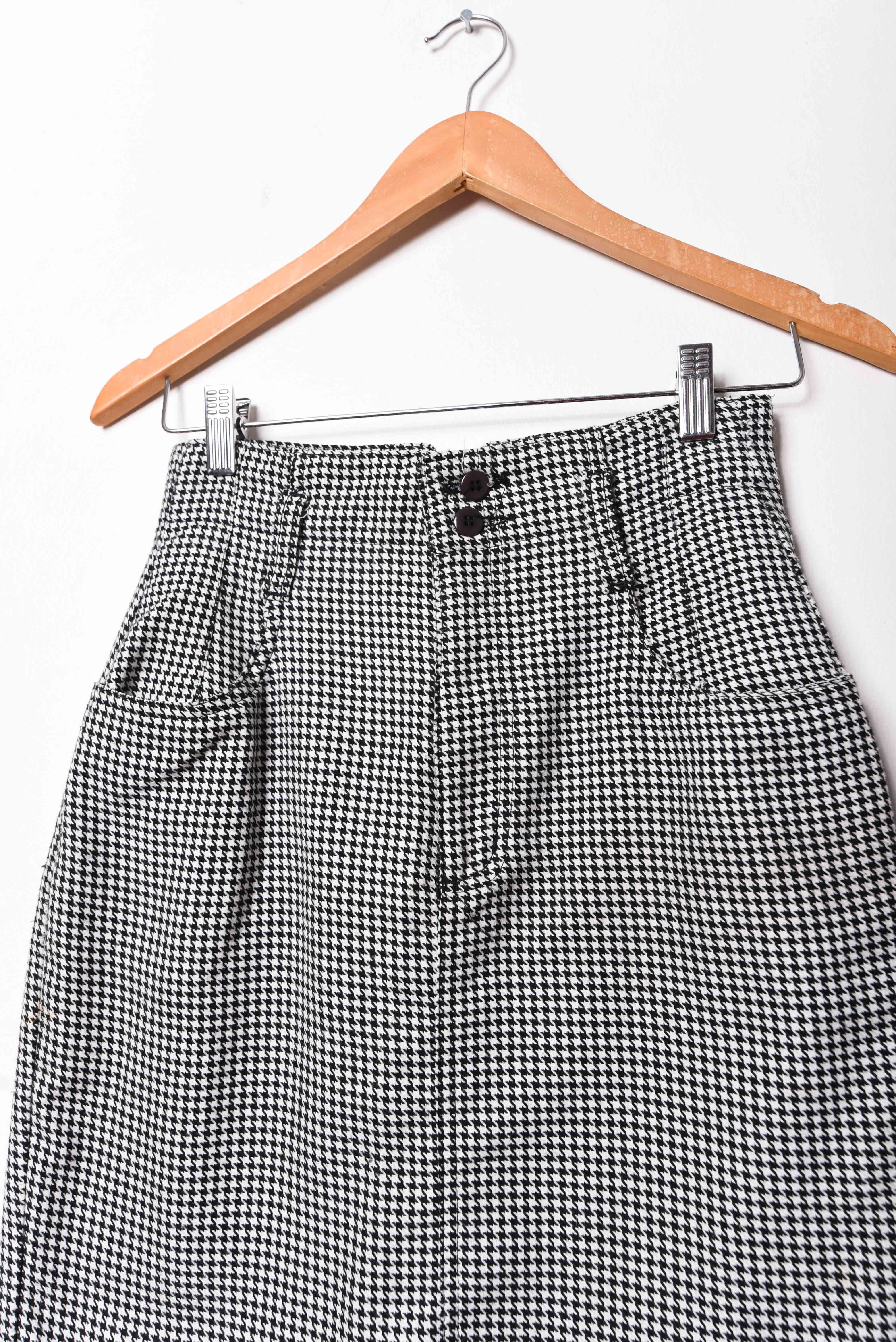 Falda vintage pata de gallo made in Chile