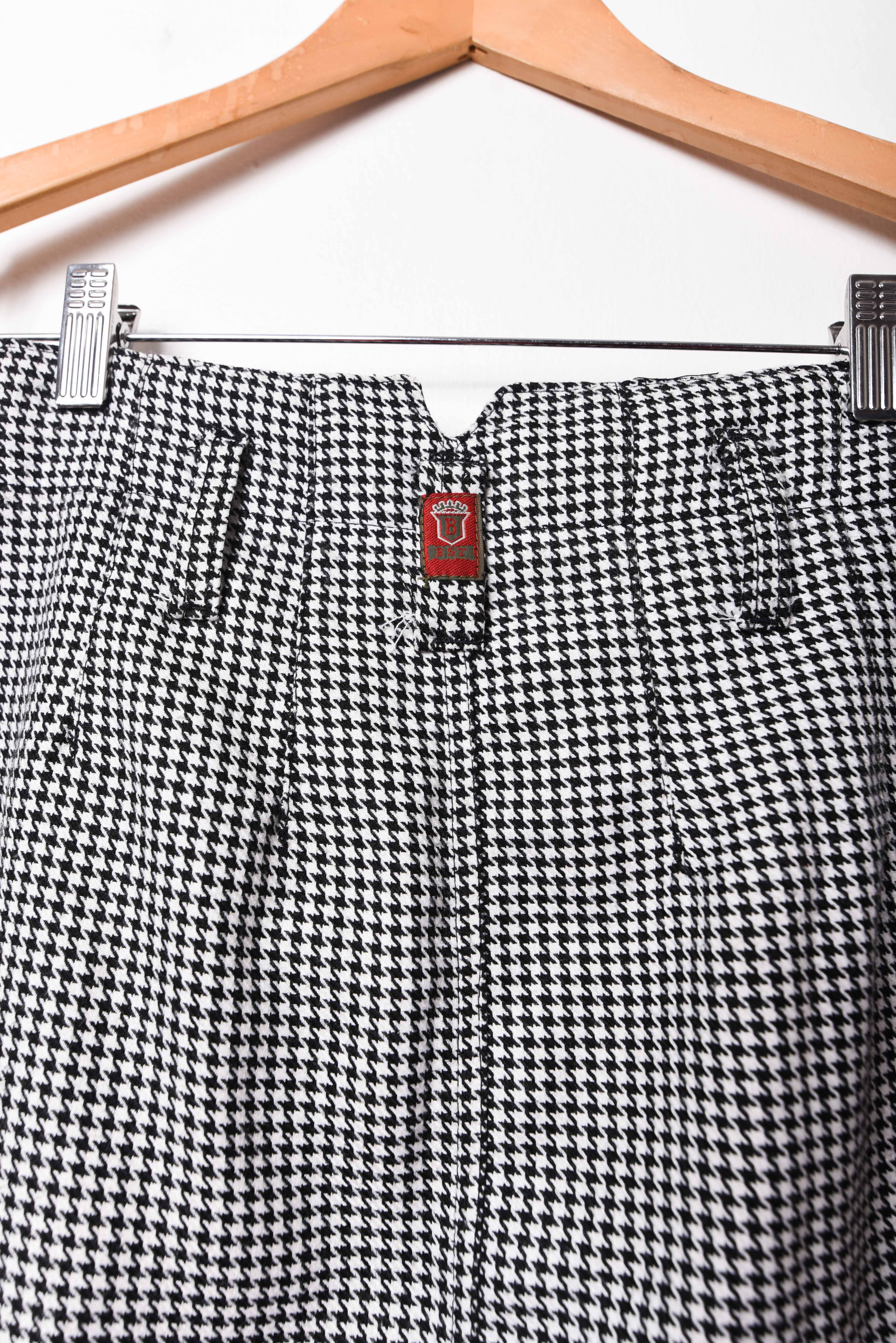 Falda vintage pata de gallo made in Chile