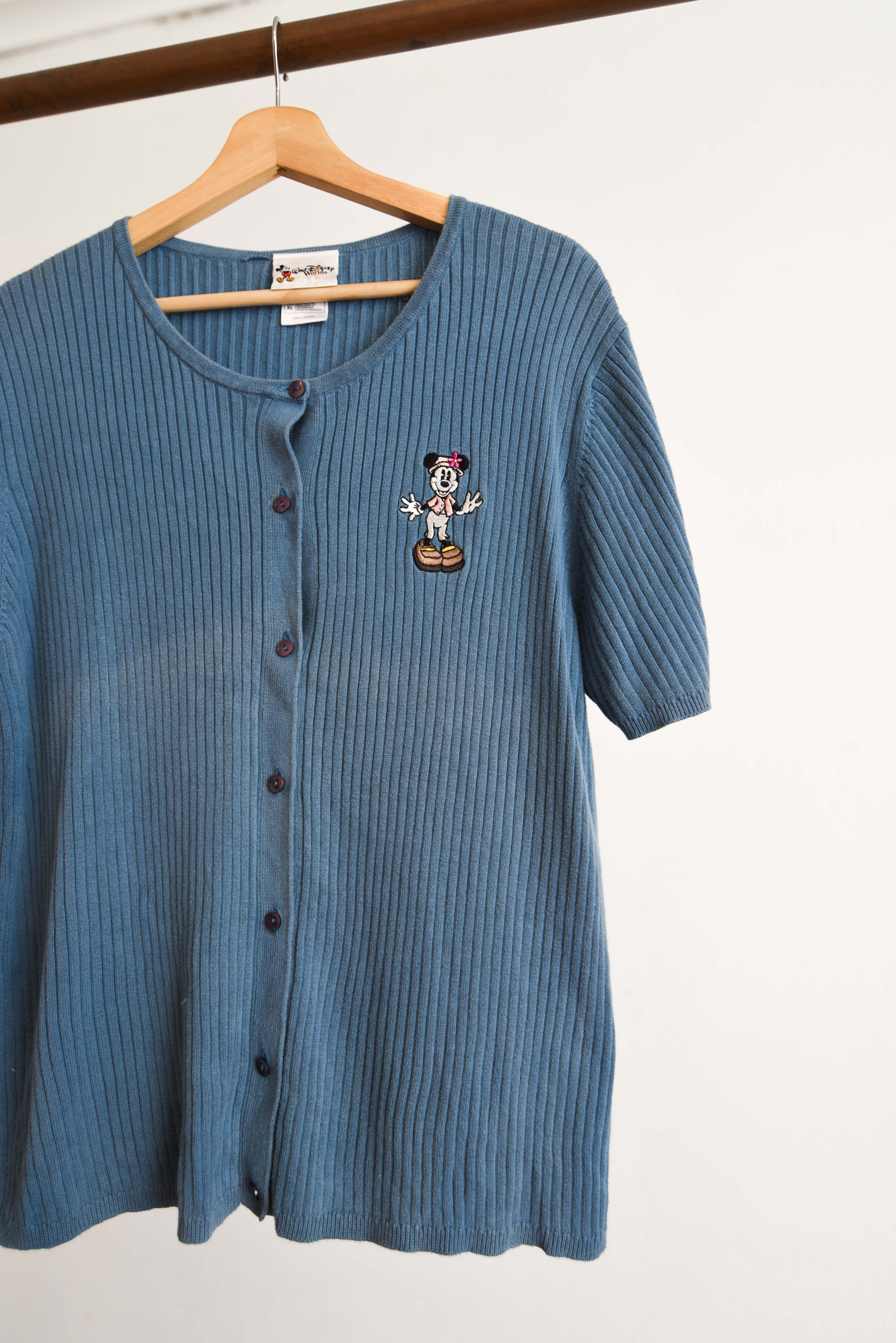 Cardigan azul piedra Disney vntg