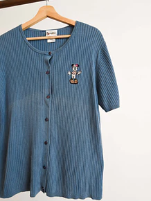 Cardigan azul piedra Disney vntg