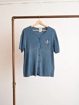 Cardigan azul piedra Disney vntg