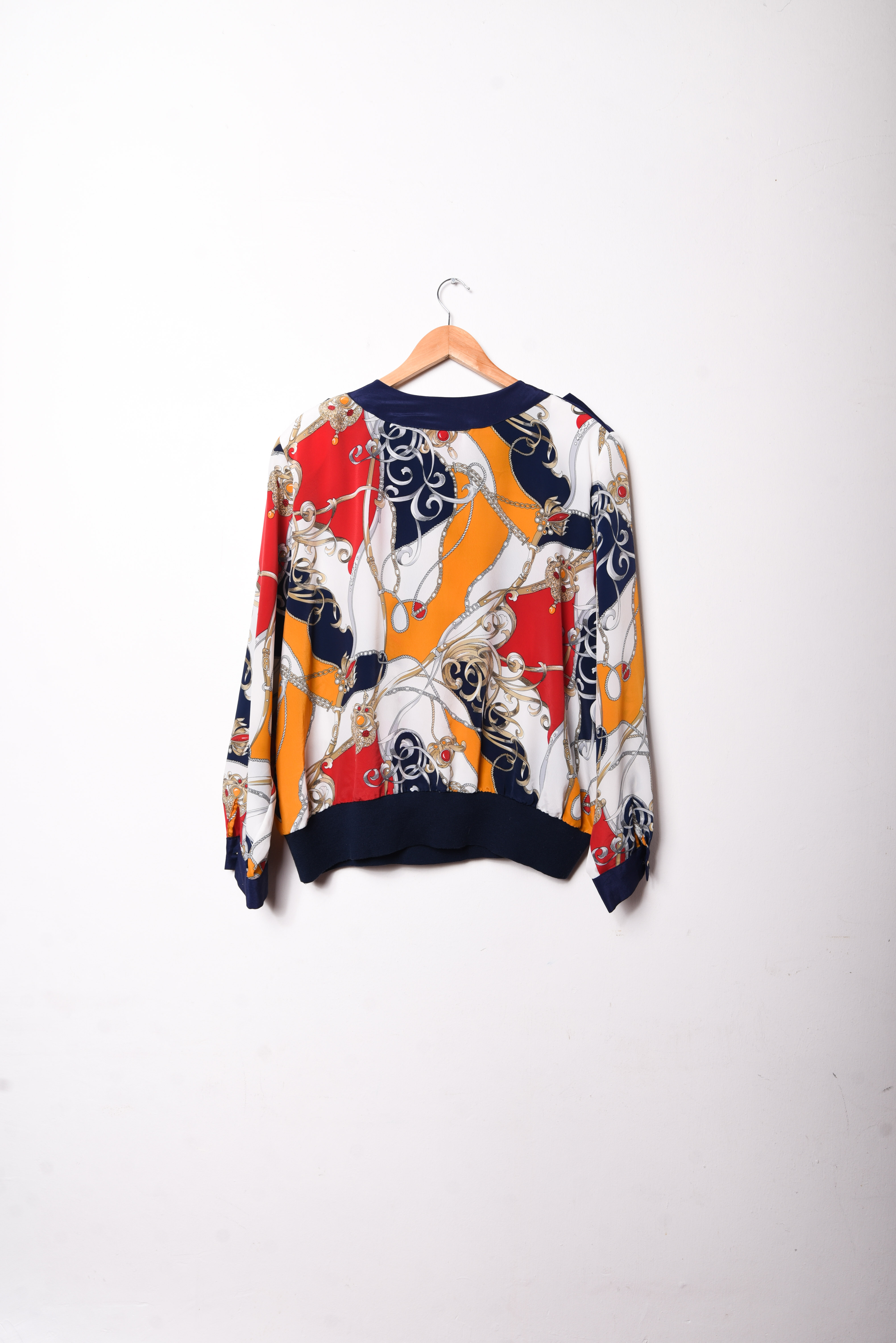 Blusa 80s baroque print