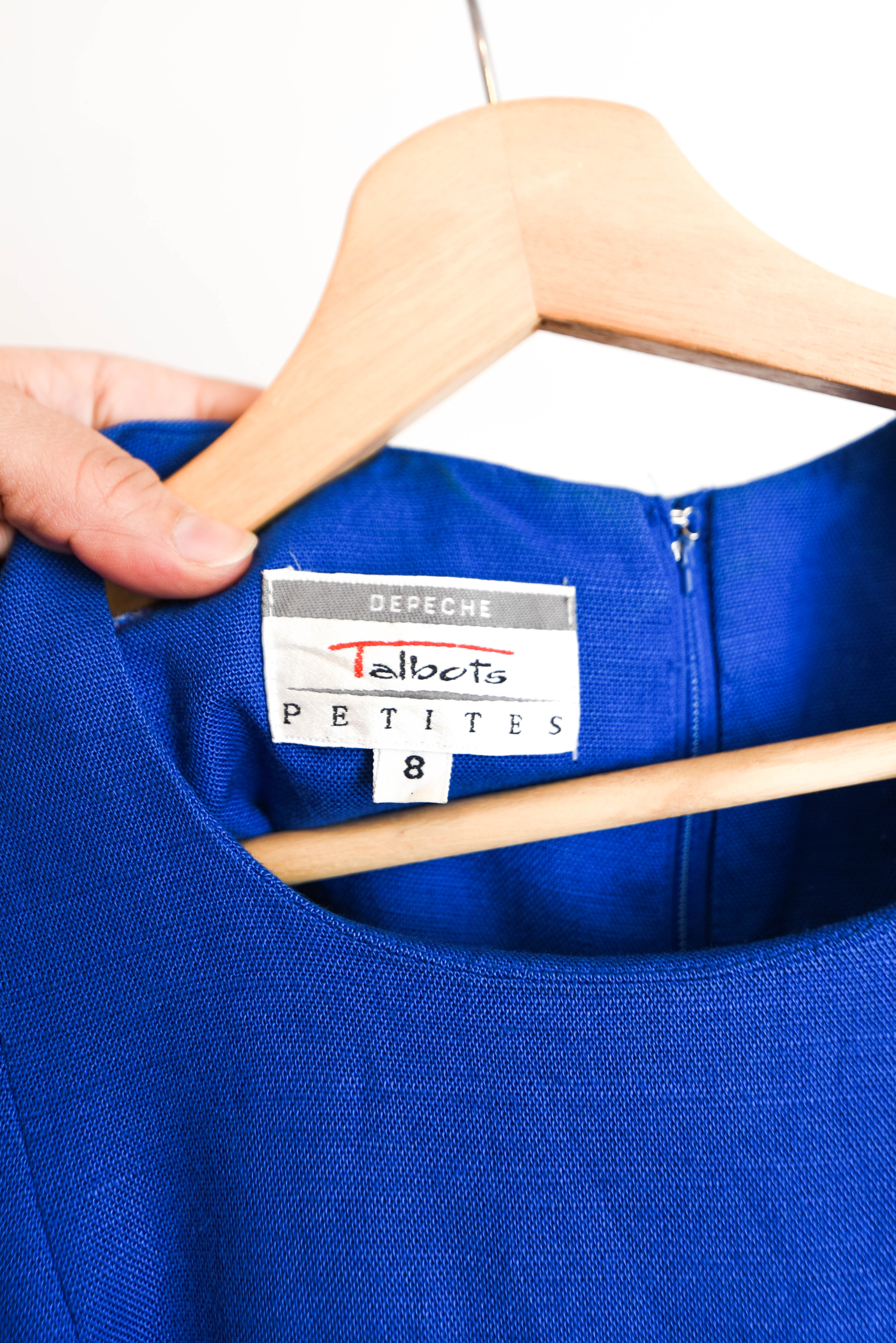 Vestido vintage Talbots azulino