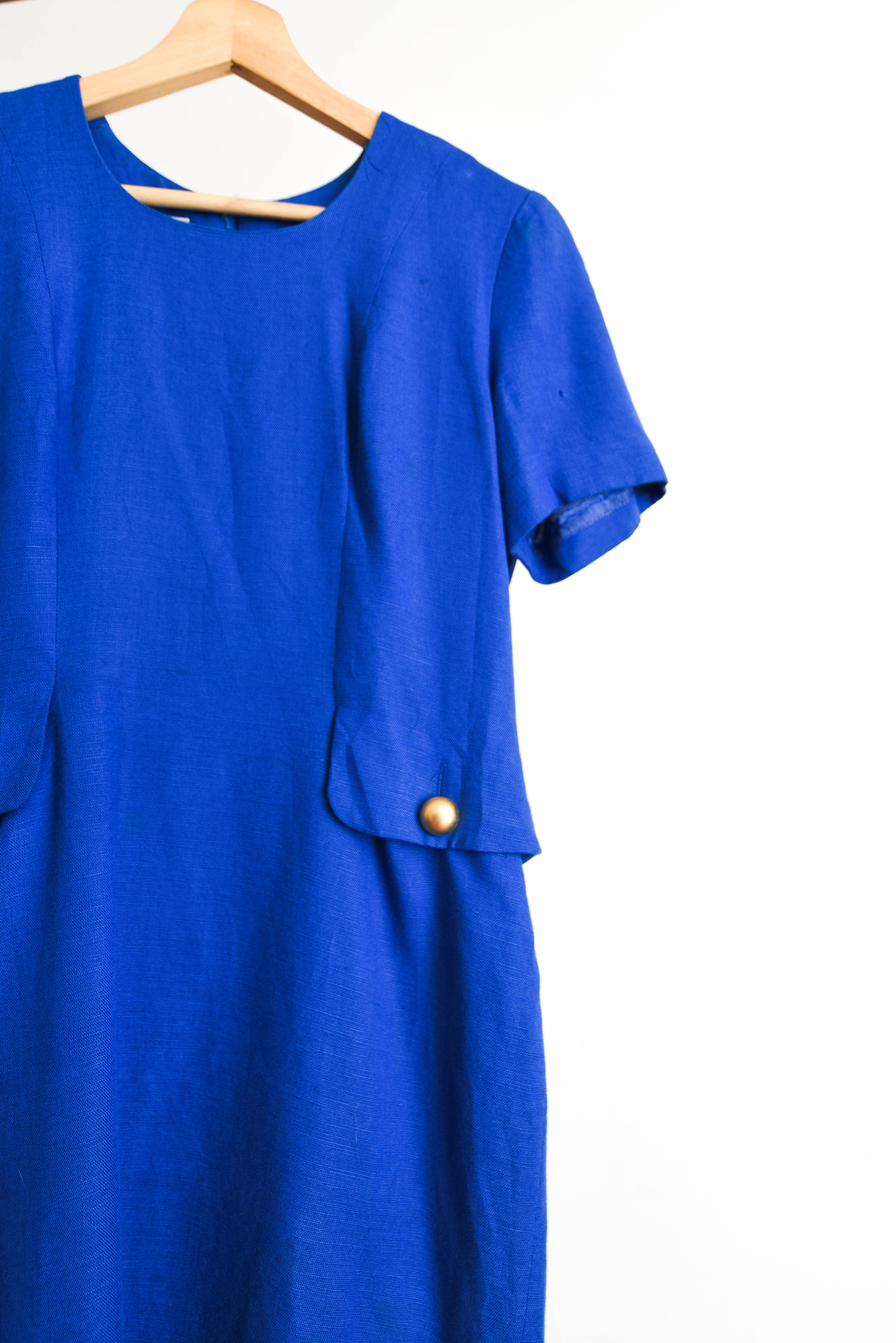 Vestido vintage Talbots azulino