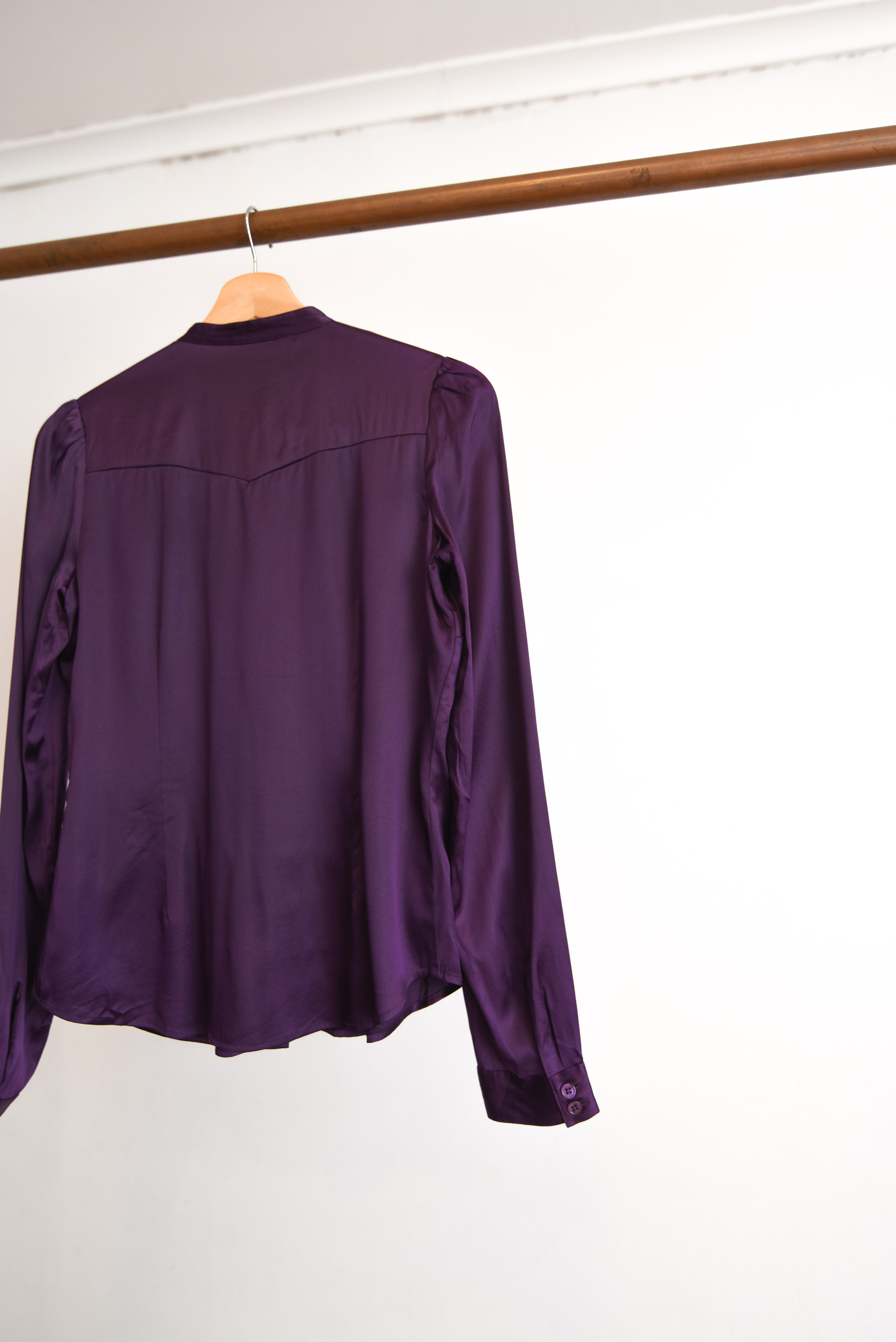 Blusa morada silk