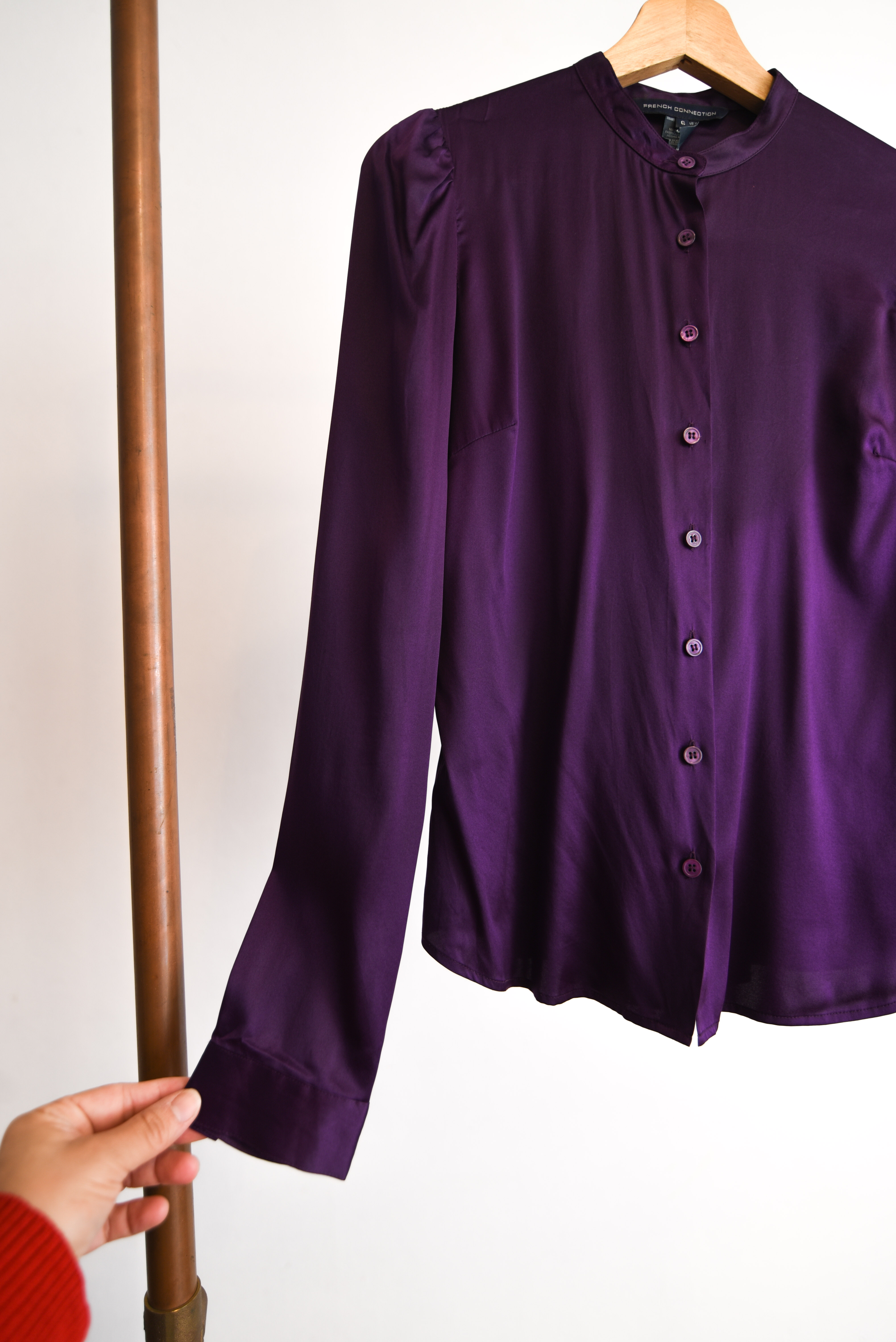 Blusa morada silk