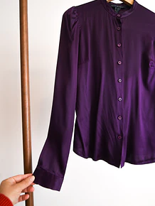 Blusa morada silk