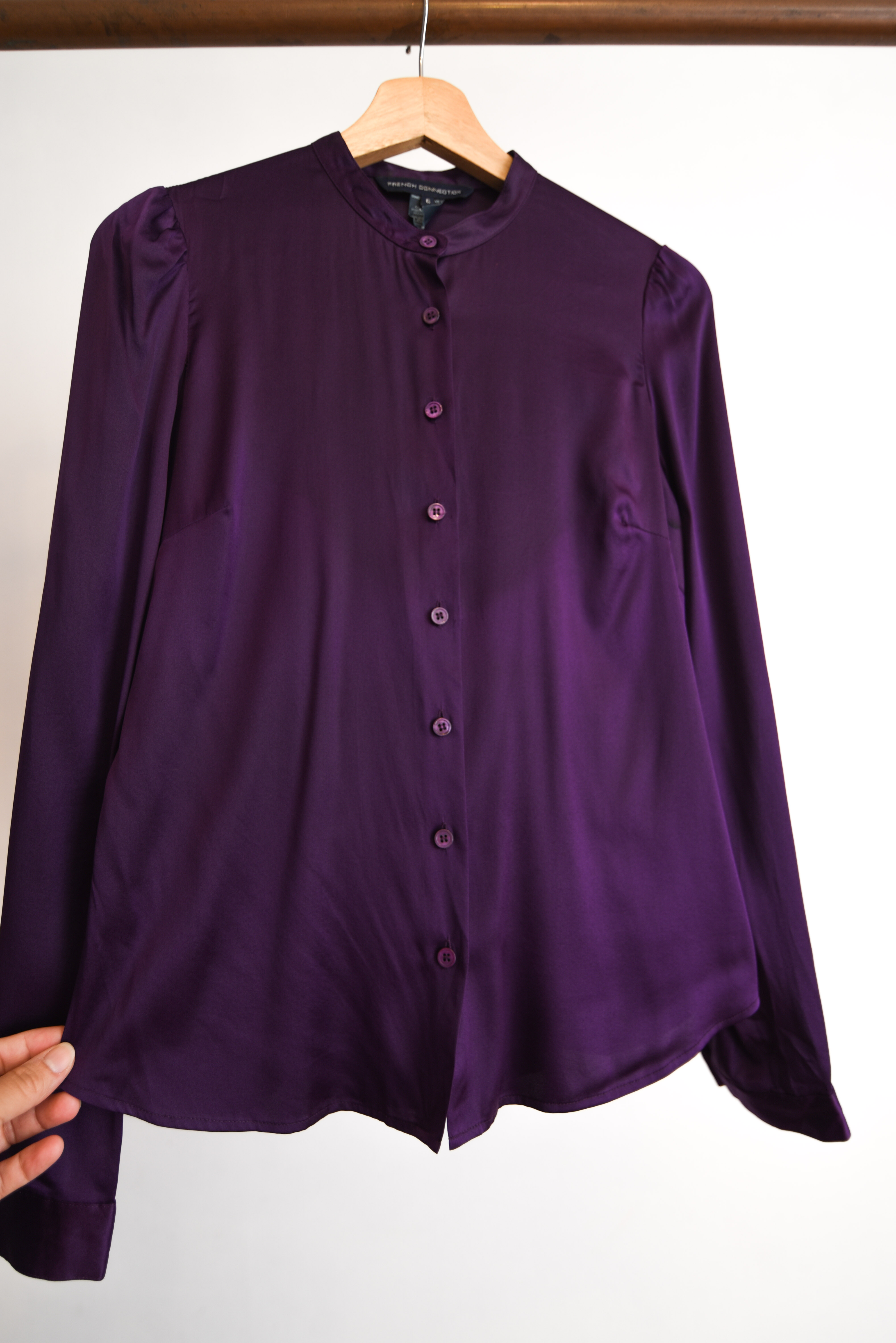 Blusa morada silk