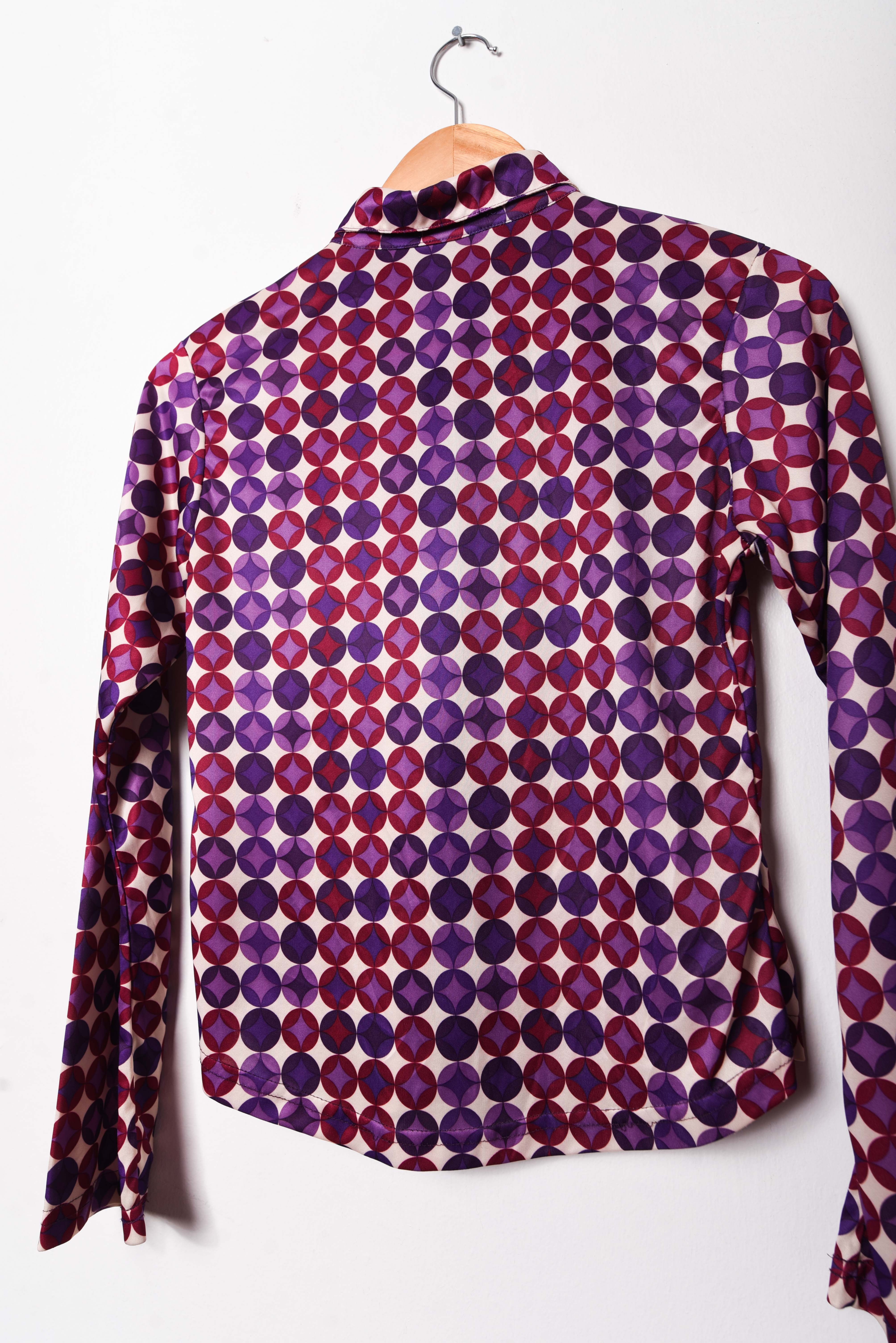 Blusa morada y2k made in Chile