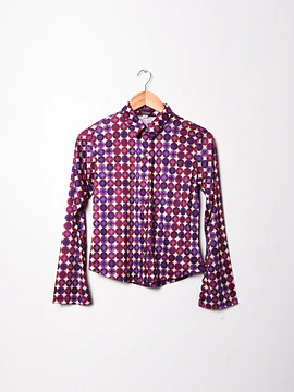 Blusa morada y2k made in Chile