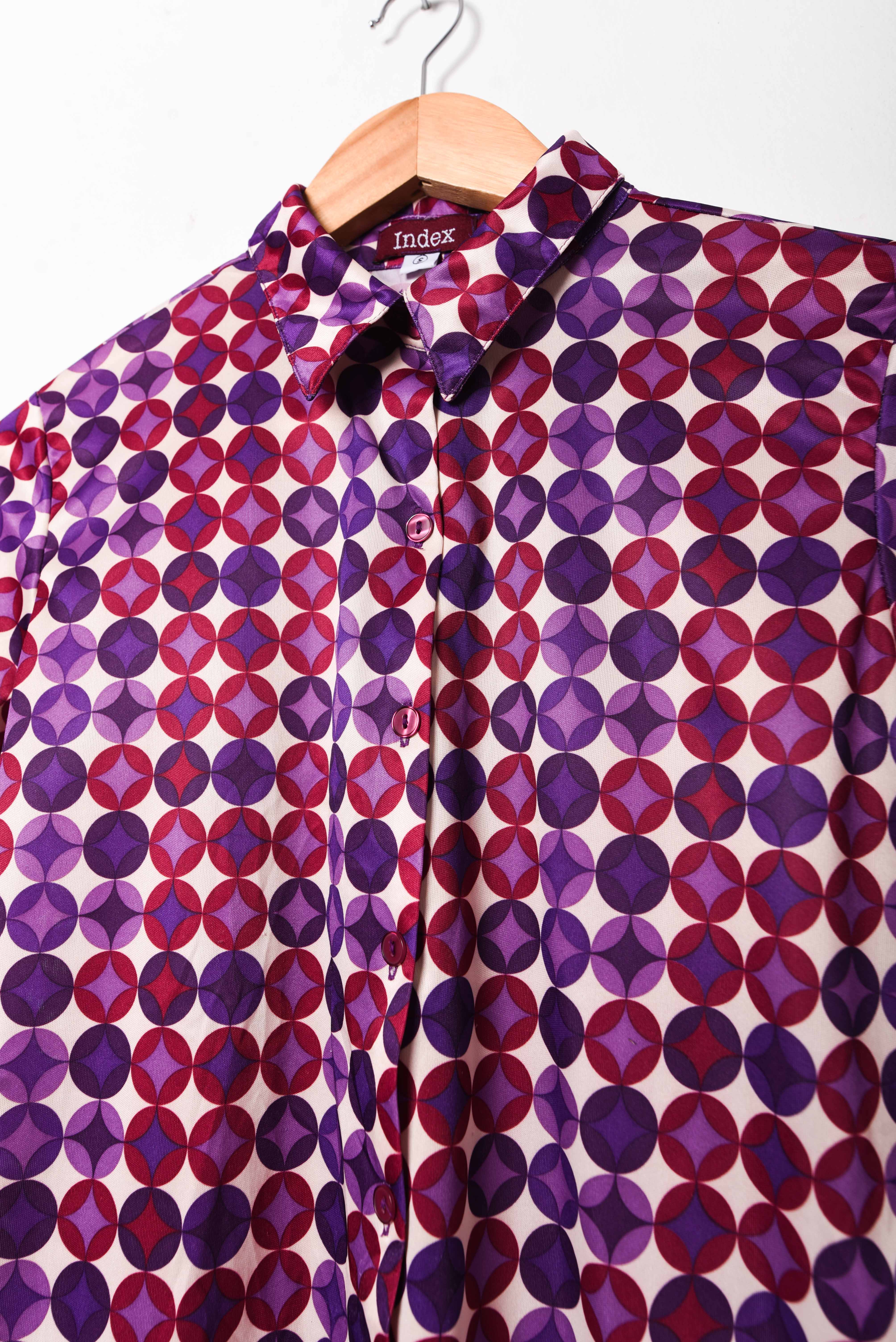 Blusa morada y2k made in Chile
