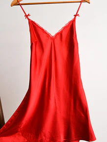 Slipdress rojo Victoria's Secret