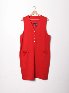 Vestido rojo vintage LizSport