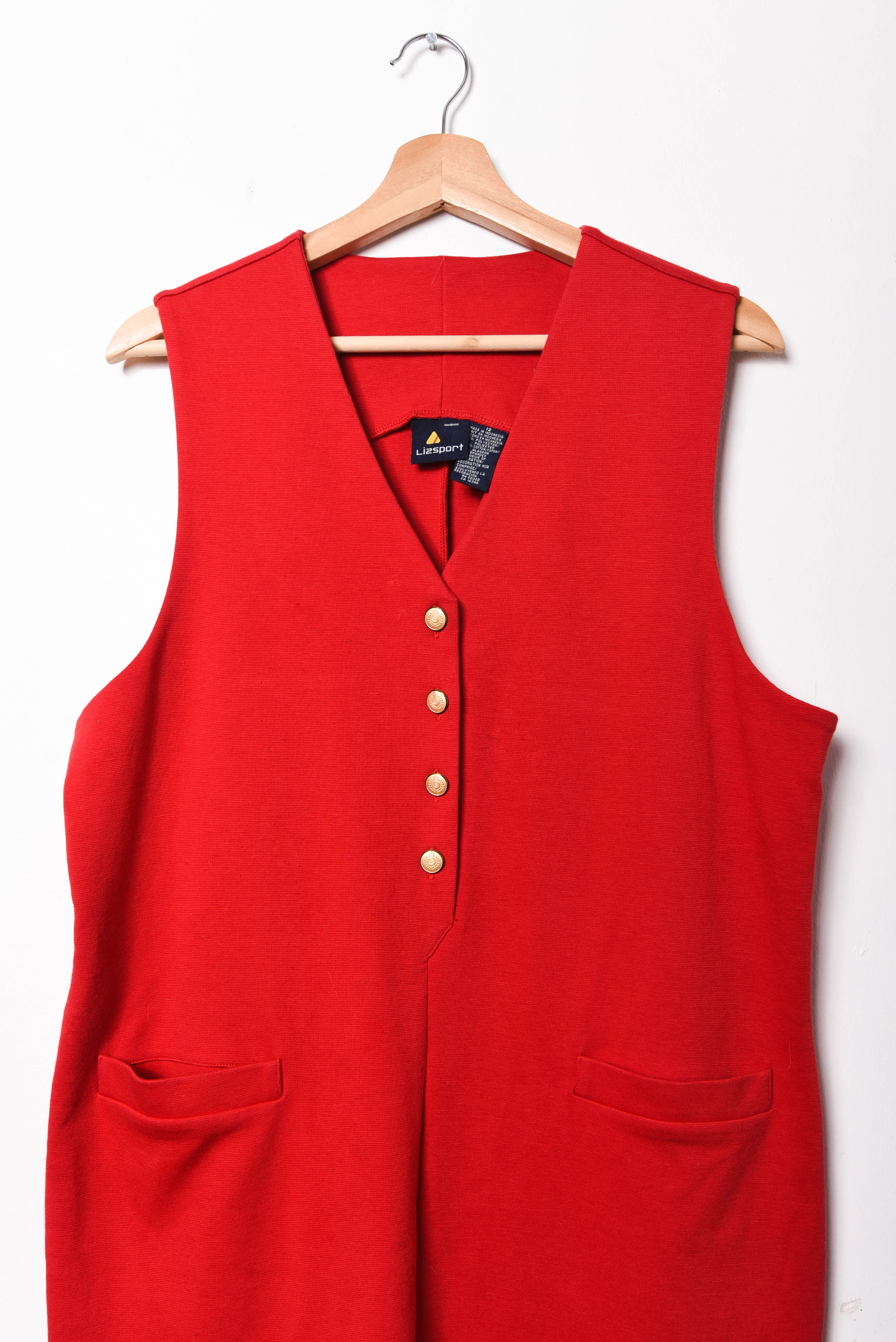 Vestido rojo vintage LizSport