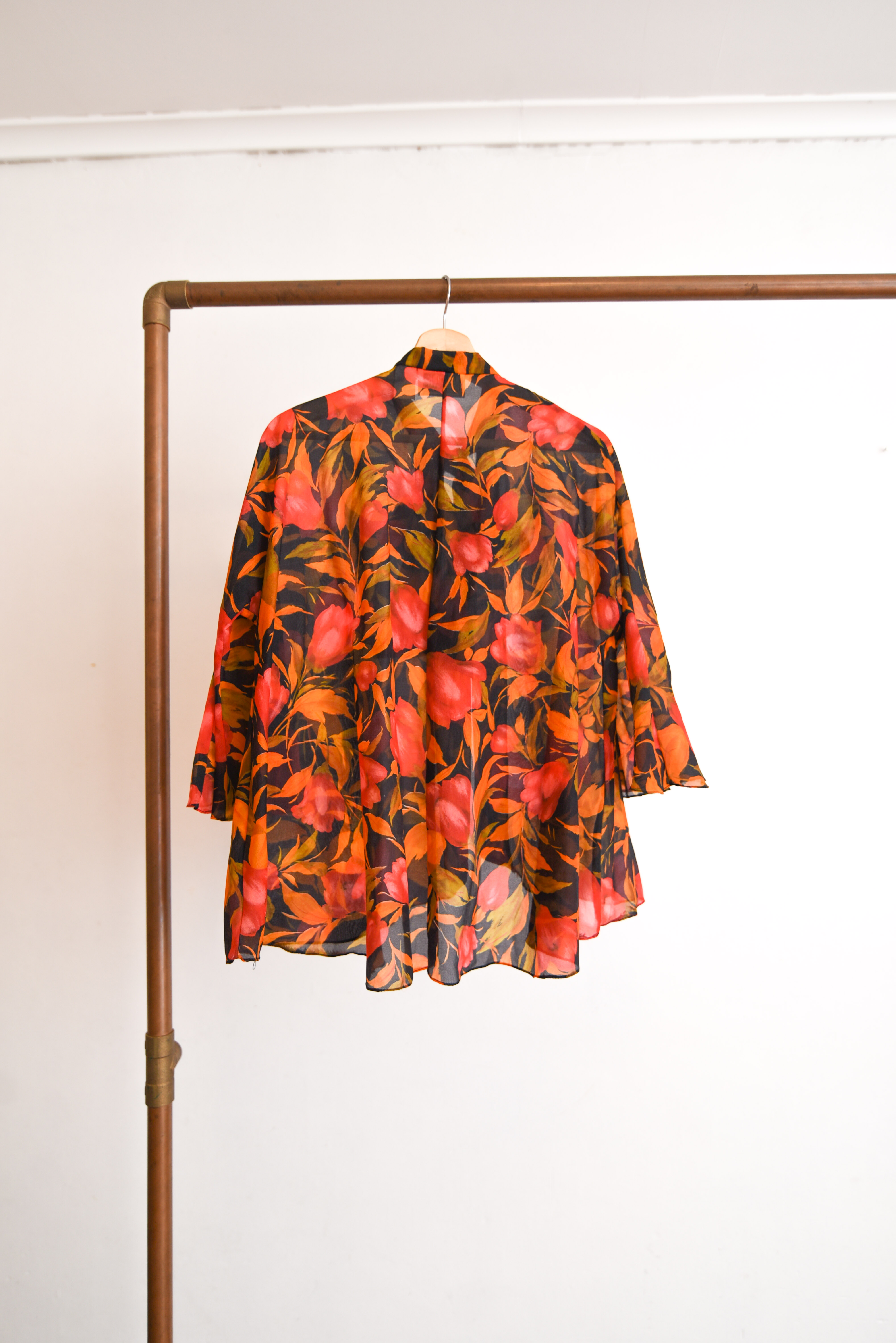 Tapado floral vintage 70s California